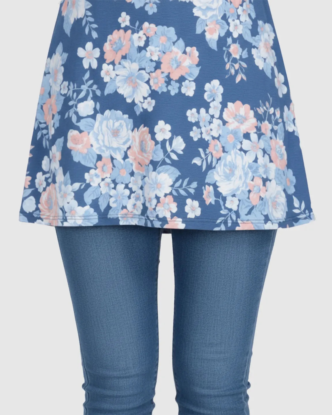 Floral Modal Stretch Nursing & Maternity T-Shirt