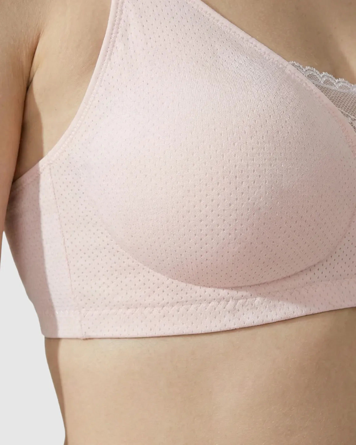 Thin Mesh Jelly Strip Design Nursing Bra