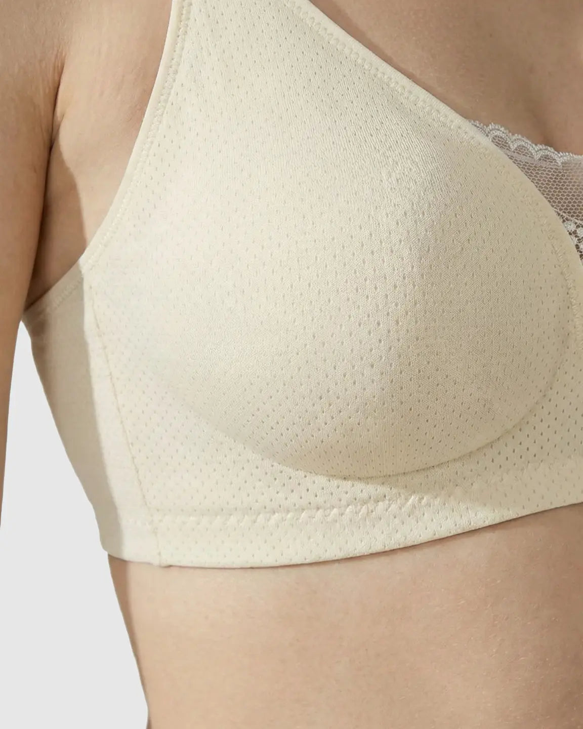 Thin Mesh Jelly Strip Design Nursing Bra