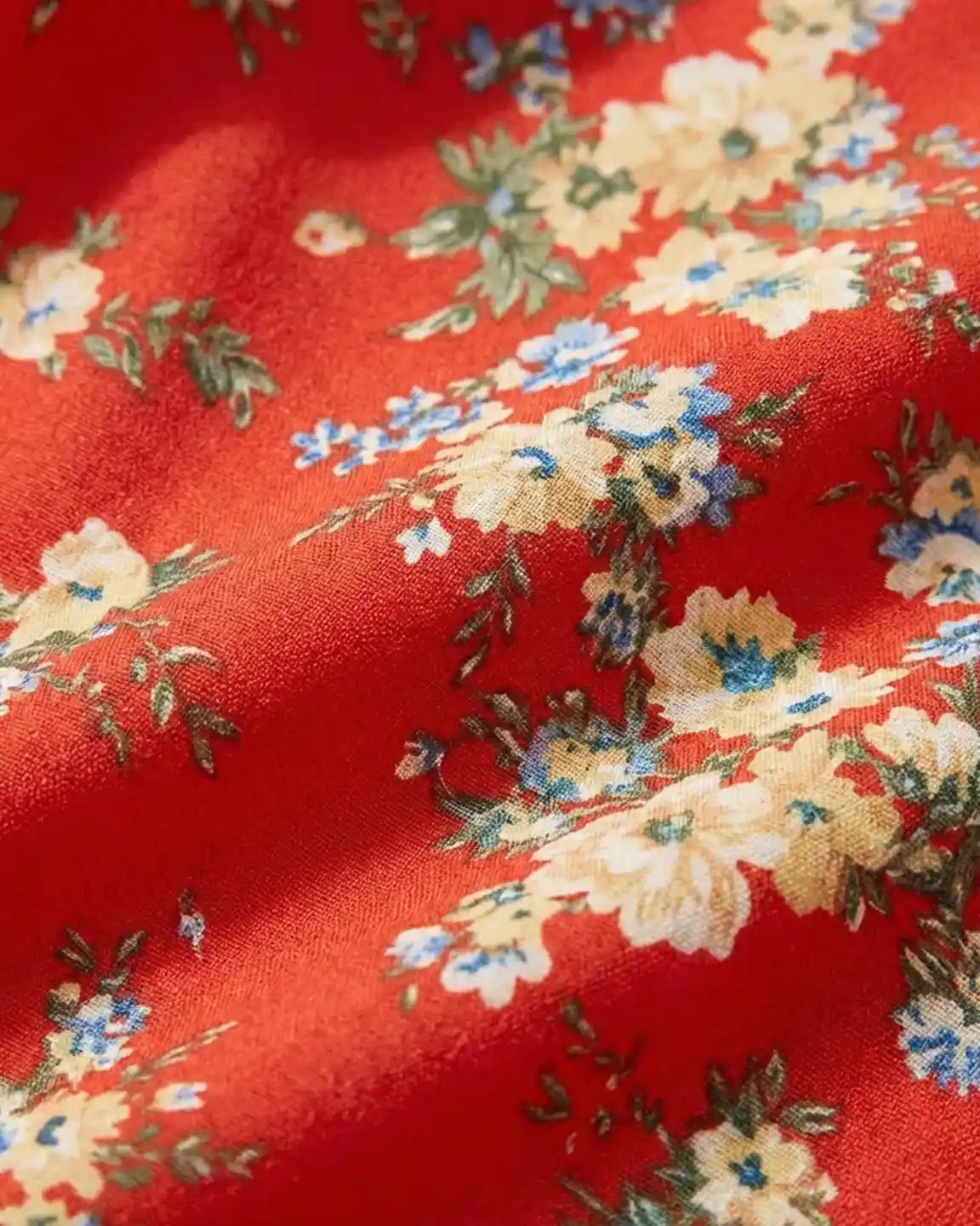 Breathable Floral A-Line Maternity Midi Dress