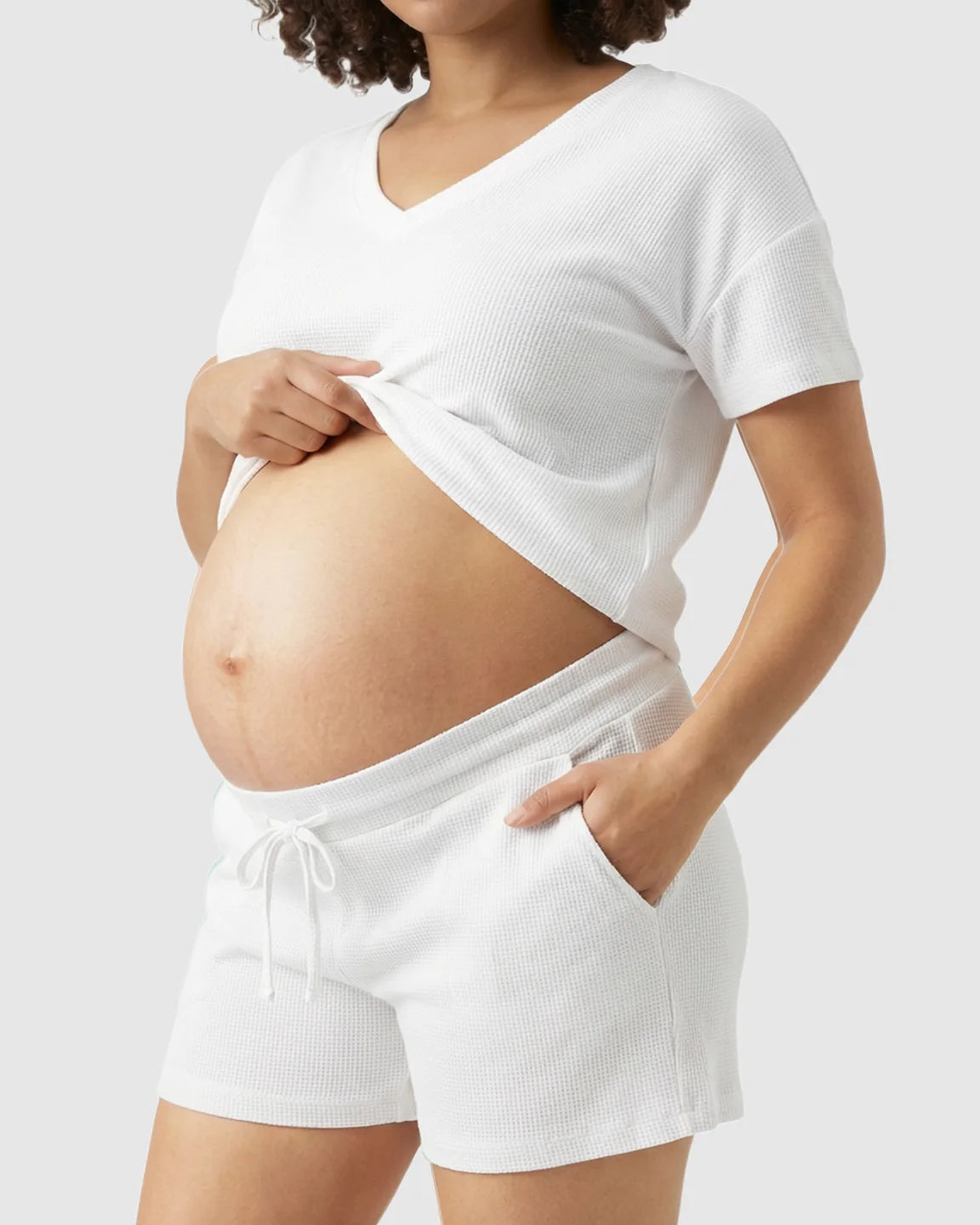 Discreet-Zip Nursing Relaxed Maternity Lounge Set