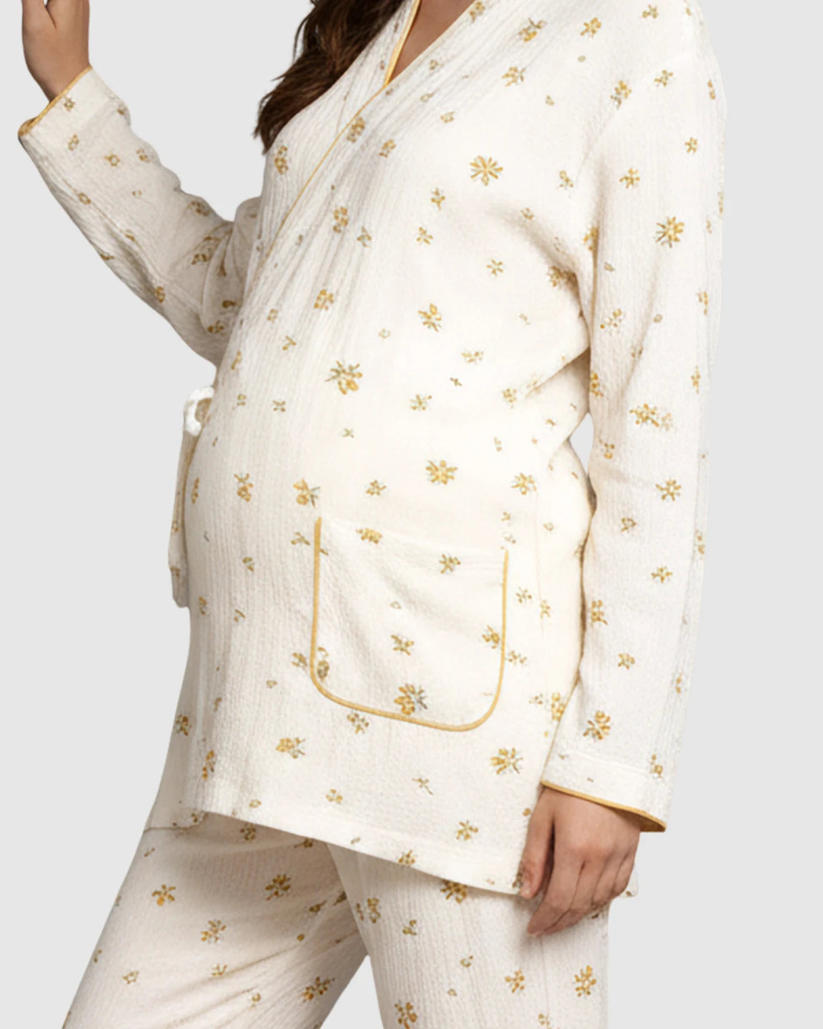 Nursing-Friendly Floral Maternity Lounge Set