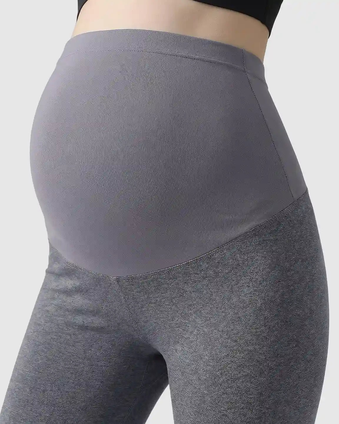 High-Waist Belly Support Maternity Leggings