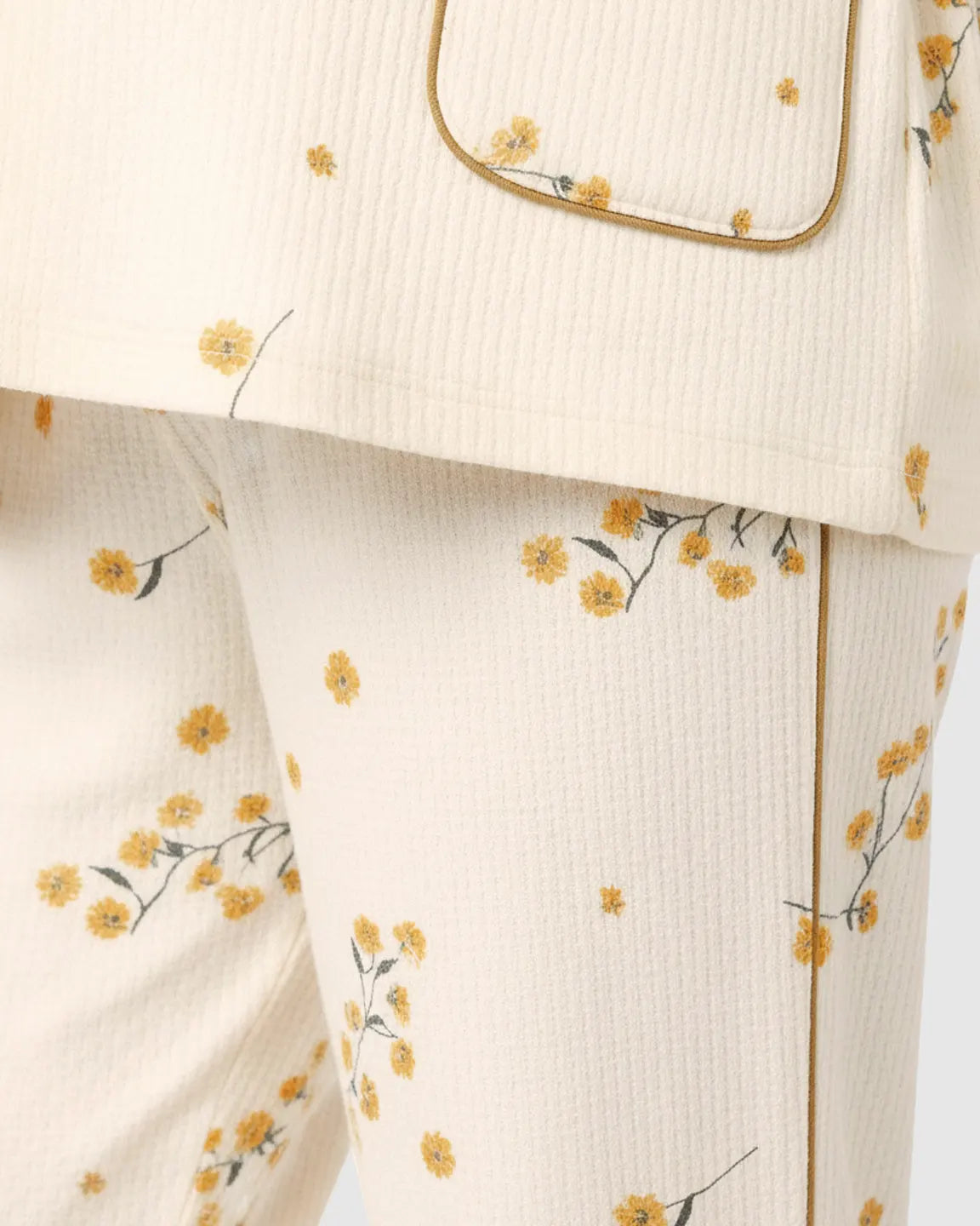 Lightweight Cotton Muslin Japanese Kimono-Style Lounge Set