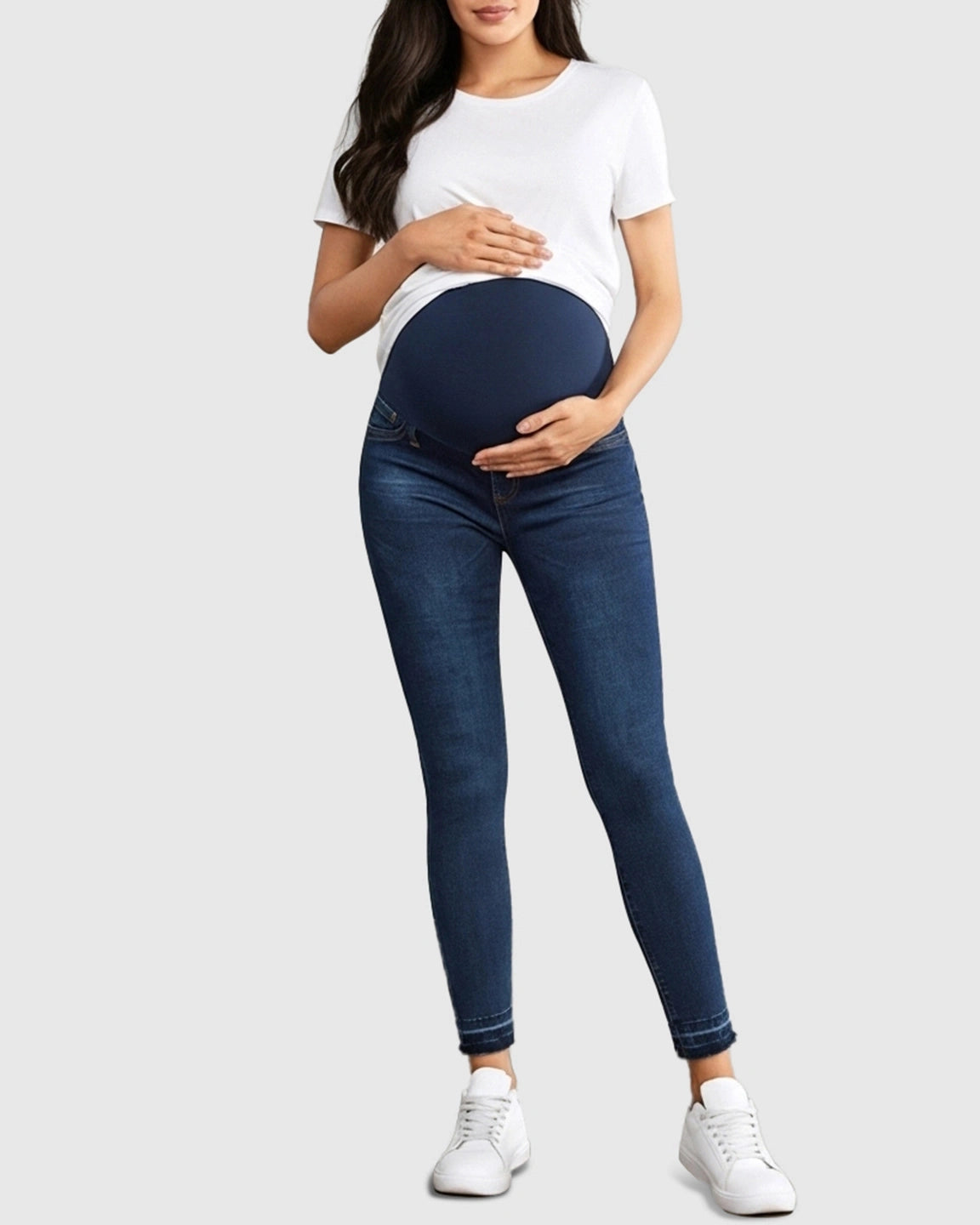 Stretch High-Waist Skinny Maternity Jeans