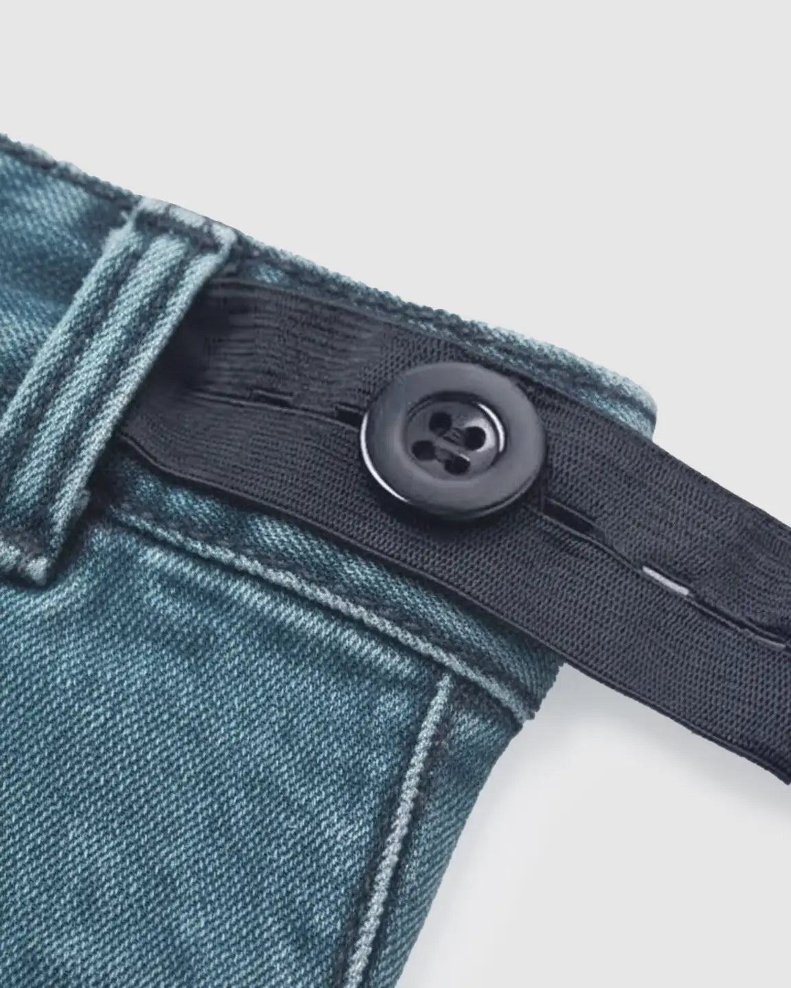 Side Panel Straight-Leg Maternity Jeans