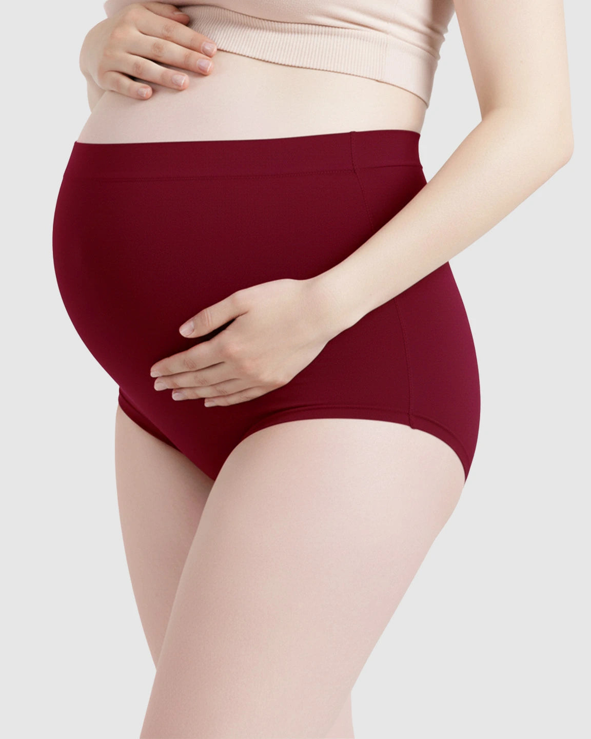 Soft Seamless High Waist Maternity Panties