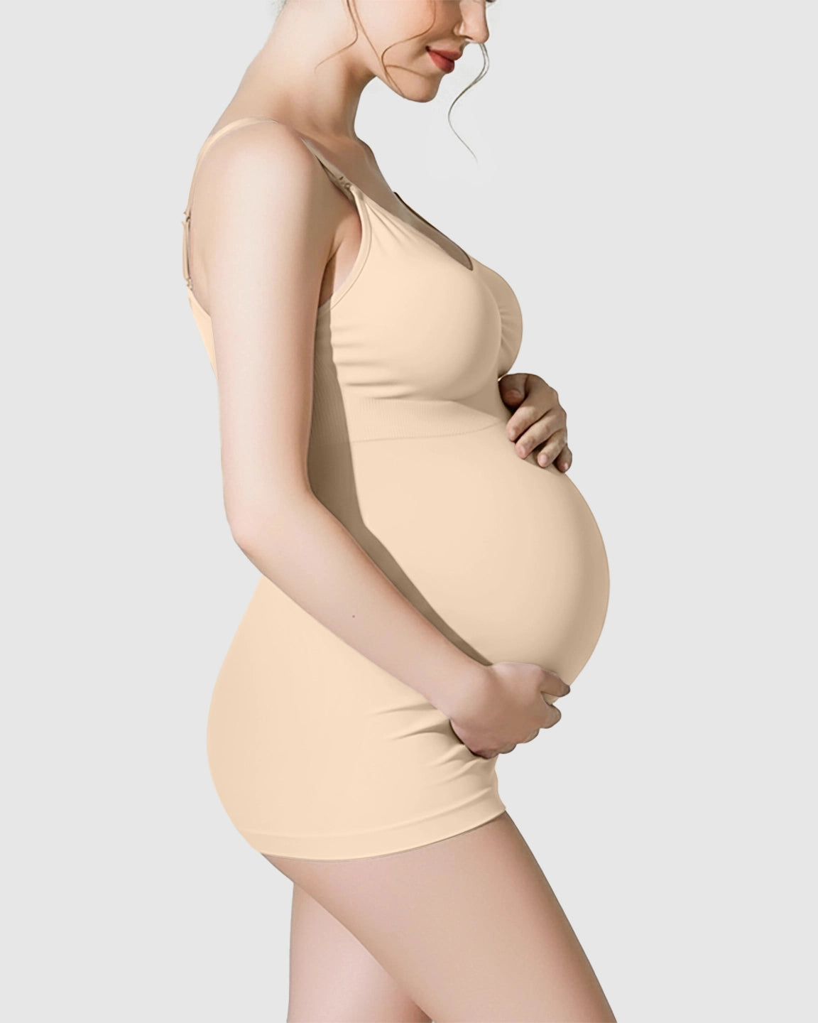 Soft Stretch Front-Opening Wireless Maternity Nursing Bra