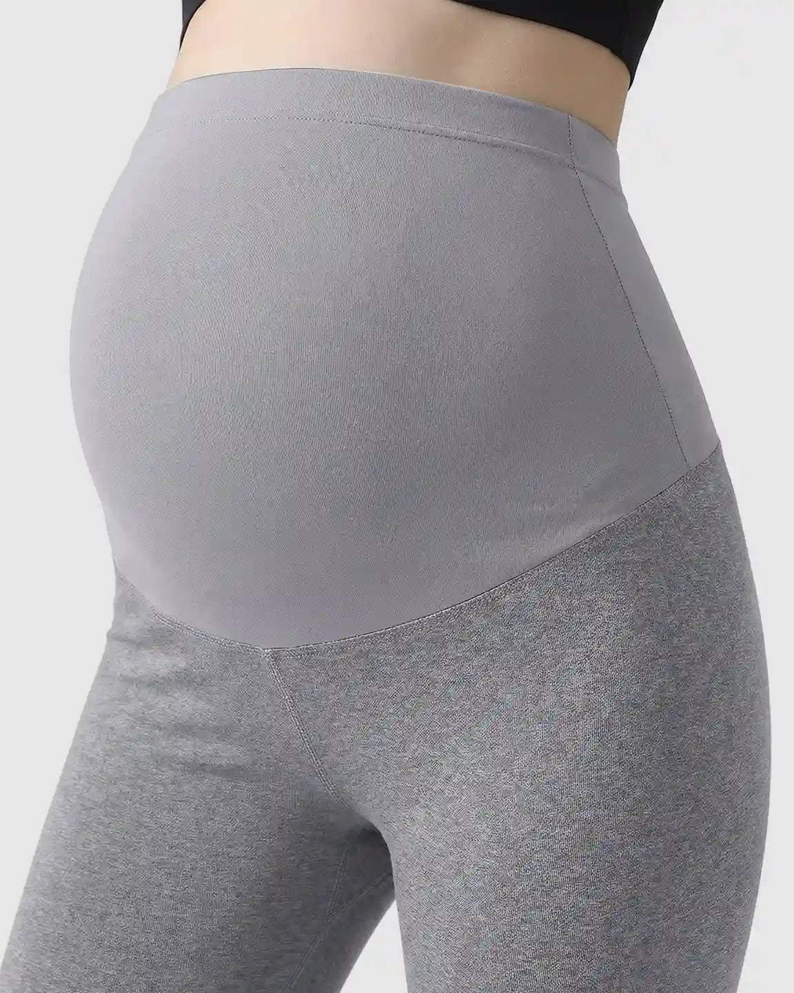 High-Waist Belly Support Maternity Leggings