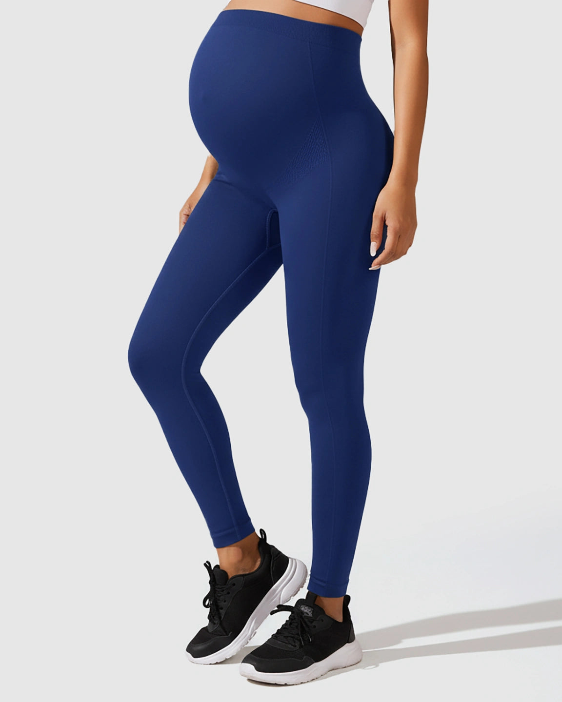Seamless M-shape Maternity Leggings