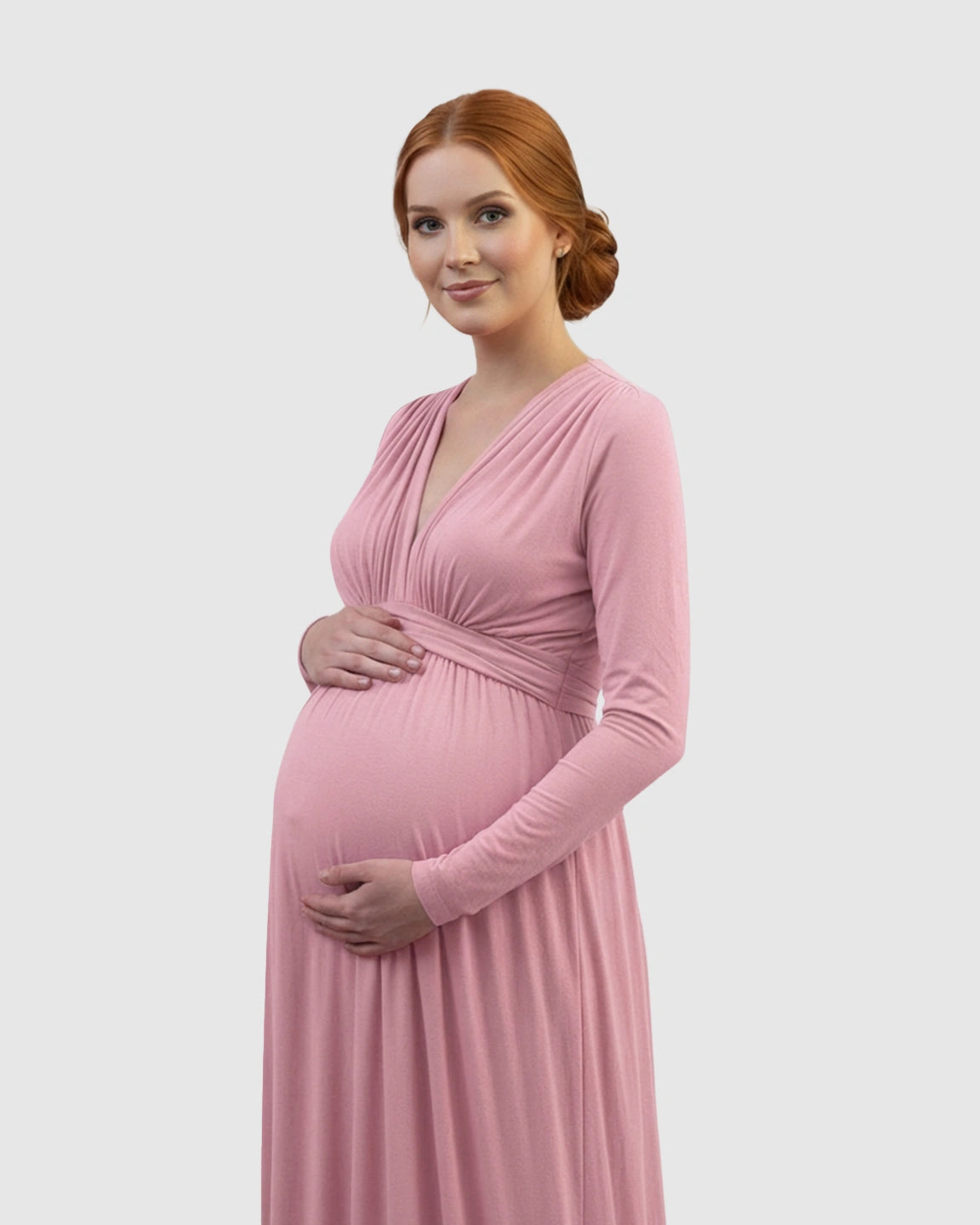 Empire Waist Romantic Style Maternity Photography Gown