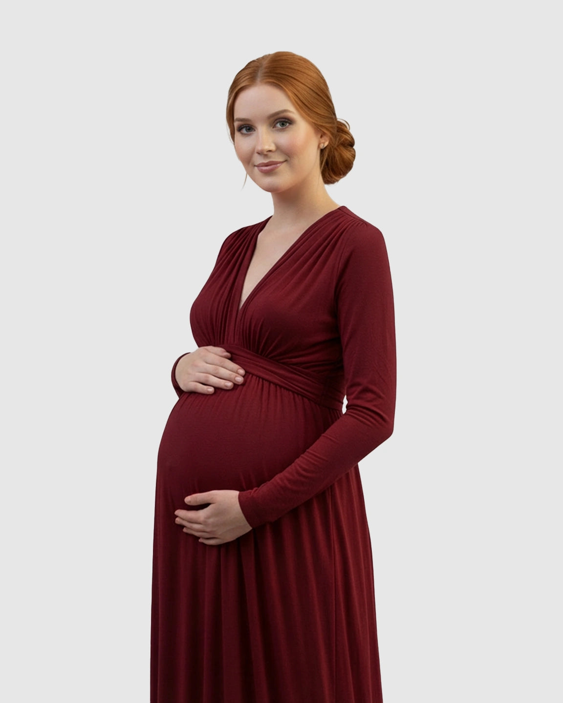Empire Waist Romantic Style Maternity Photography Gown