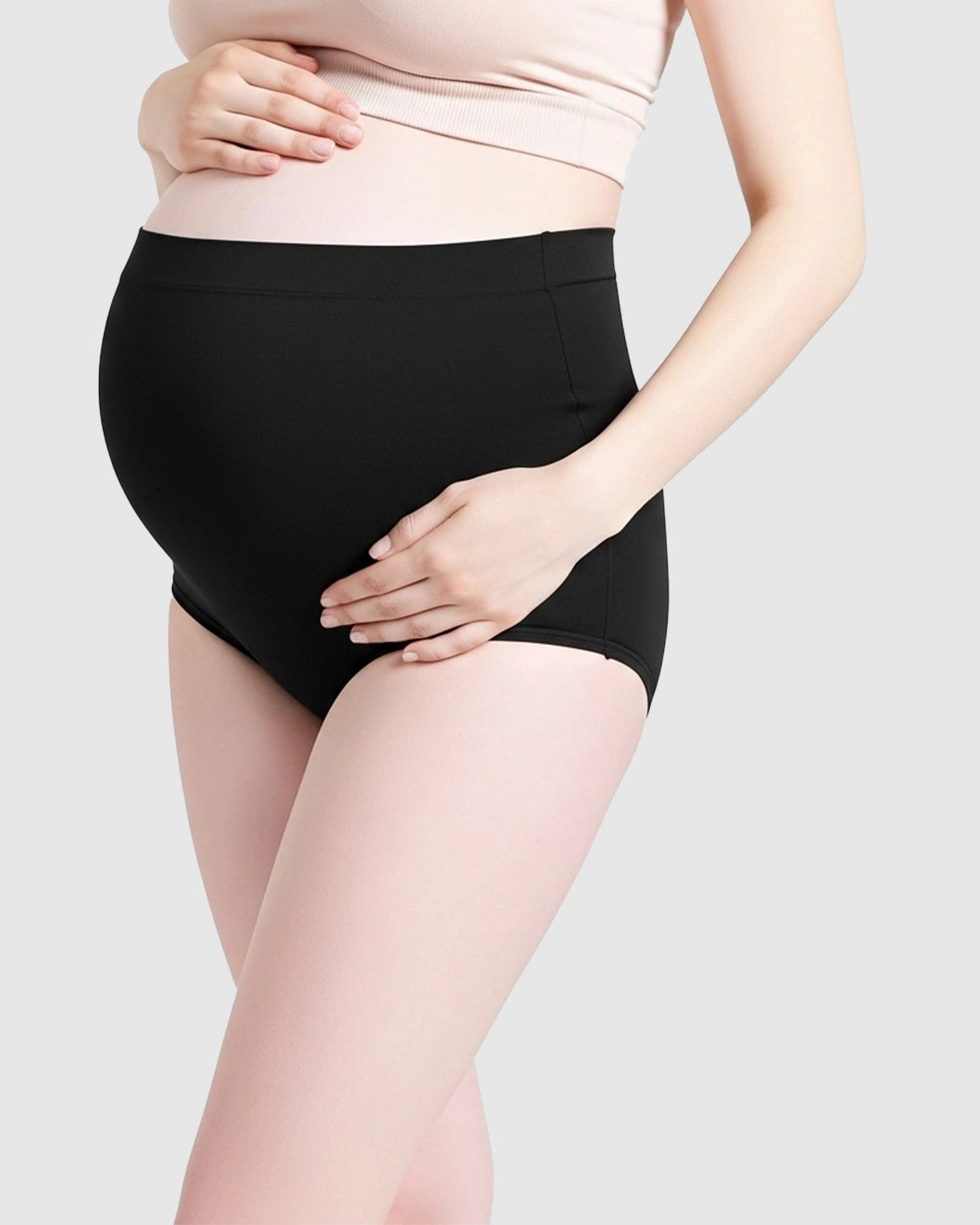 Soft Seamless High Waist Maternity Panties