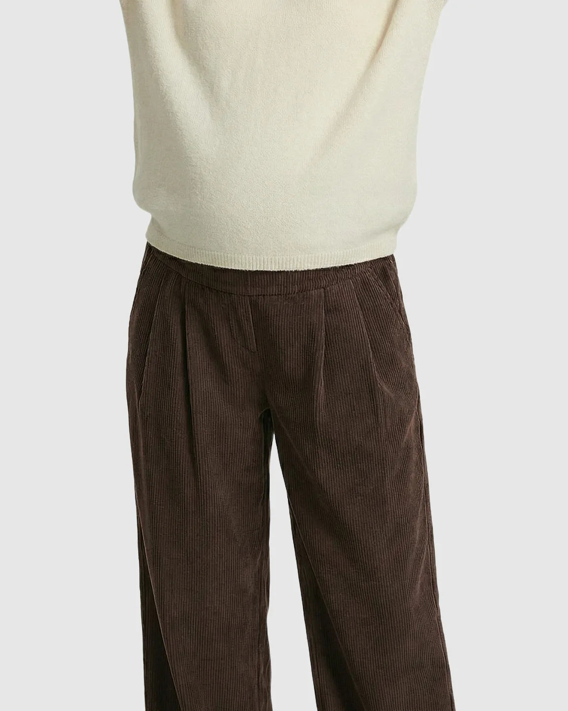 Adjustable Drawstring Loose-Fit Maternity Pants