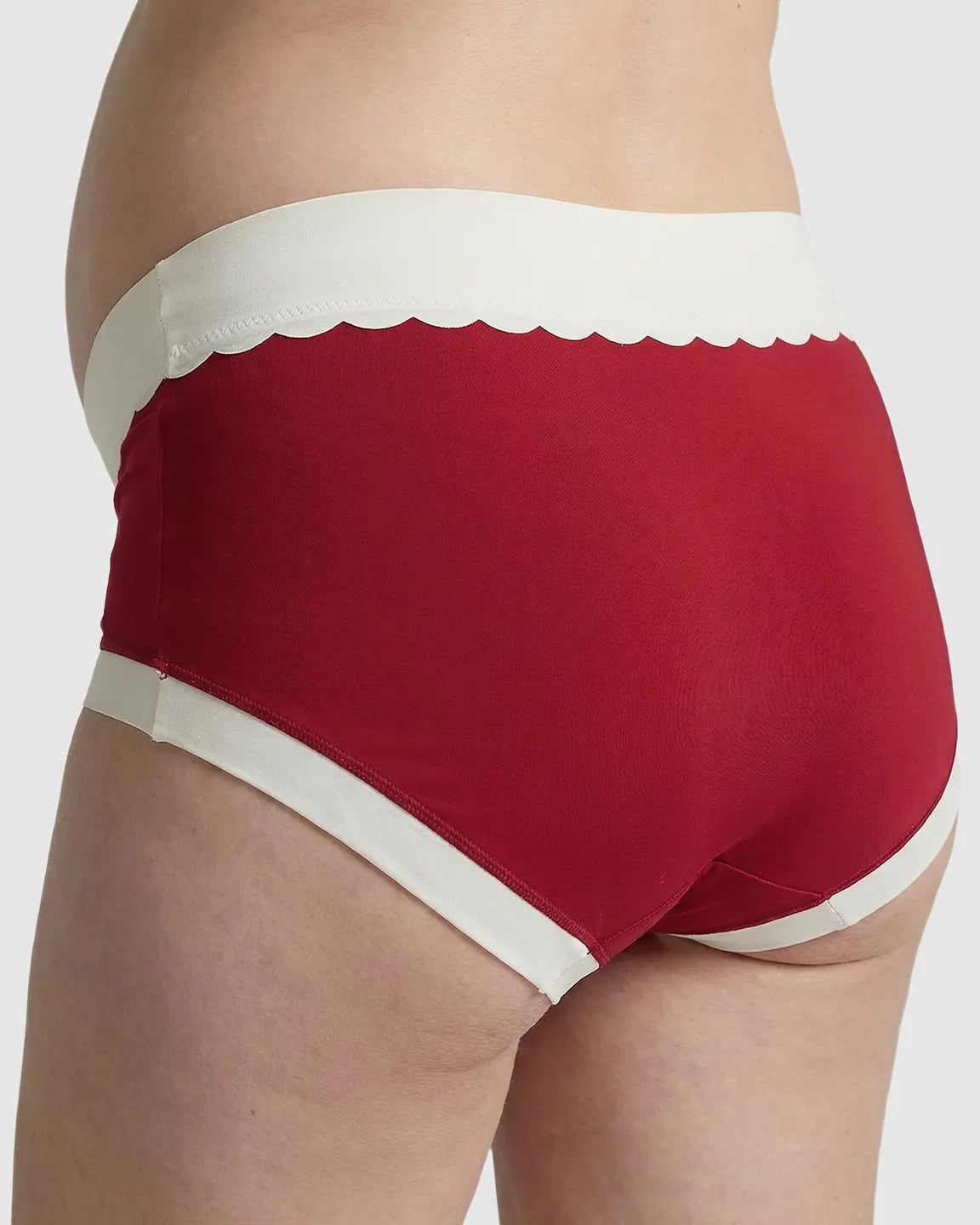 High-Waist Color Block Maternity Underwear