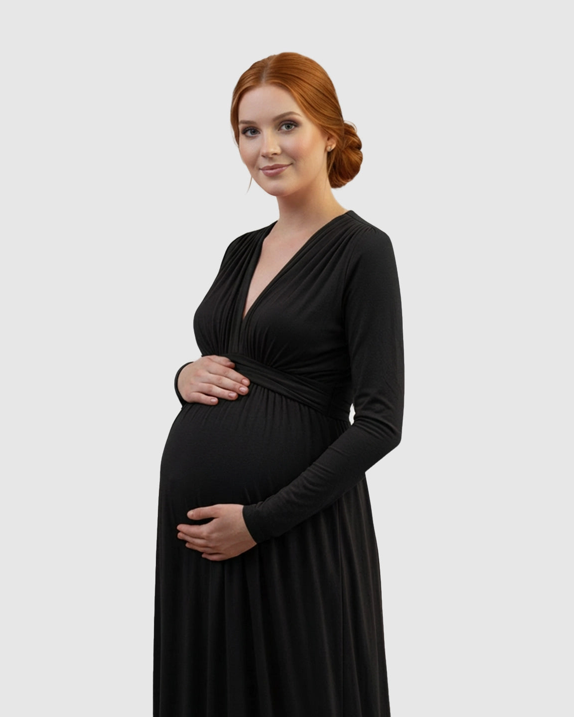 Empire Waist Romantic Style Maternity Photography Gown