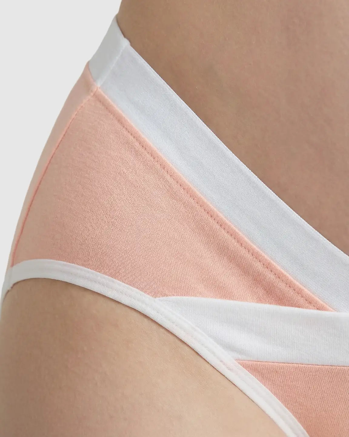 Crisscross Low-Waist Maternity Briefs