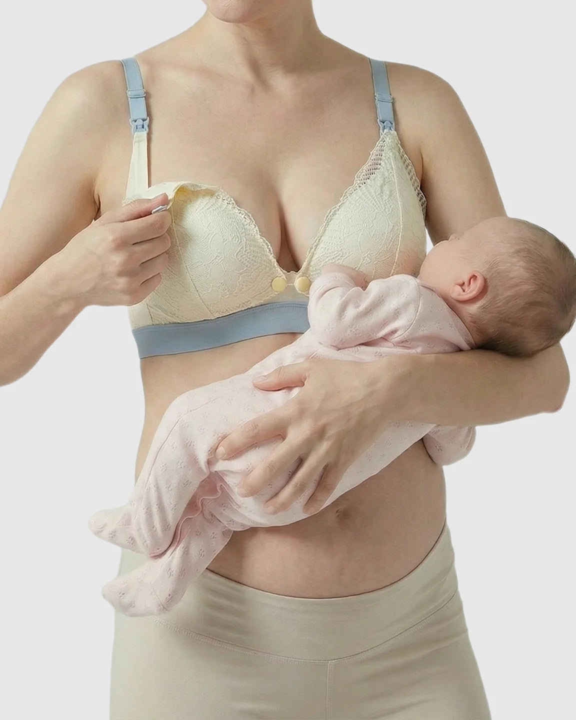 Front-Open Wireless Nursing Bra