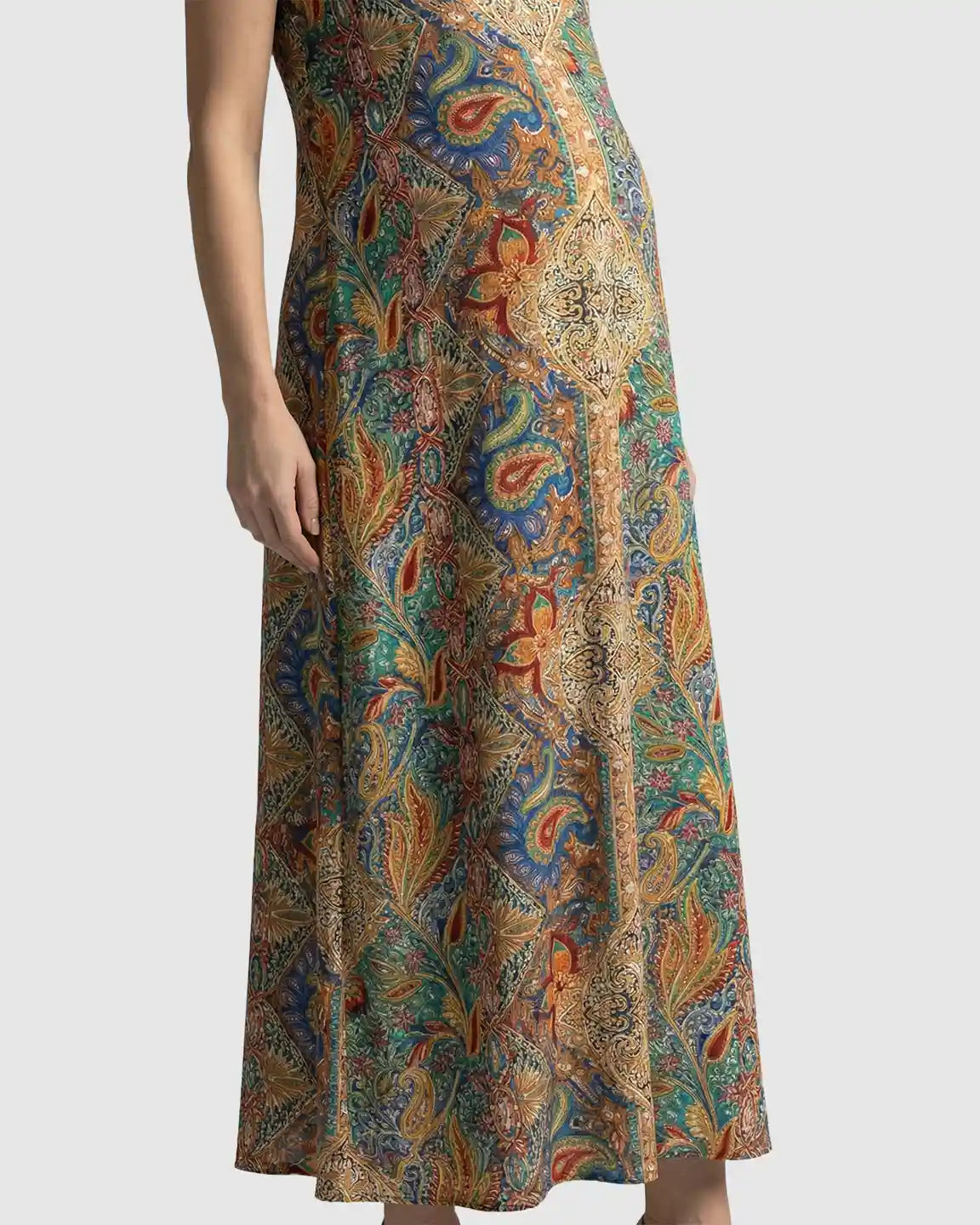 Sling Sleeveless Bohemian Flowy Maternity Maxi Dress