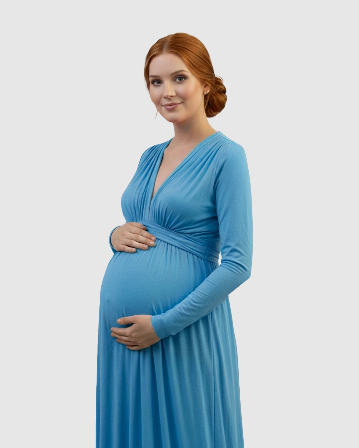 Empire Waist Romantic Style Maternity Photography Gown