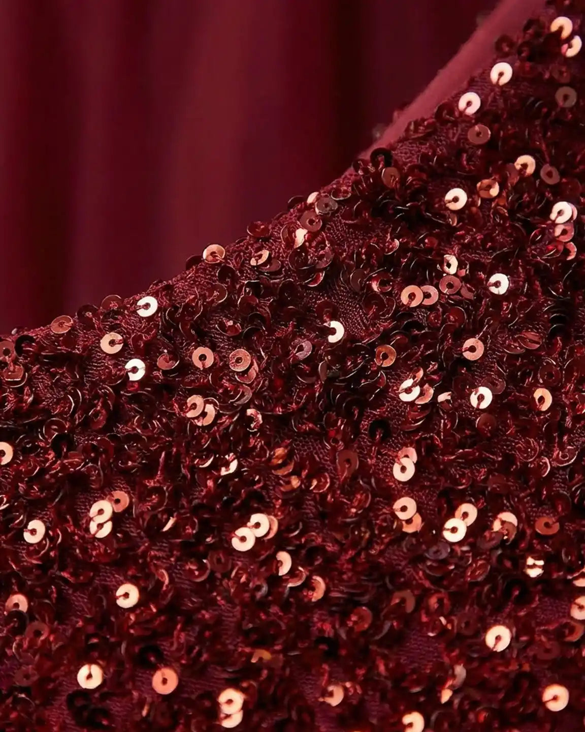 Sequin One-Shoulder Elegant Maternity Maxi Dress