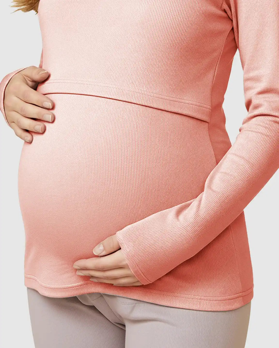 Nursing Access Long Sleeve Thermal Underwear Set