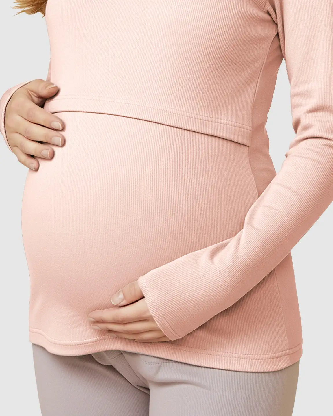 Nursing Access Long Sleeve Thermal Underwear Set