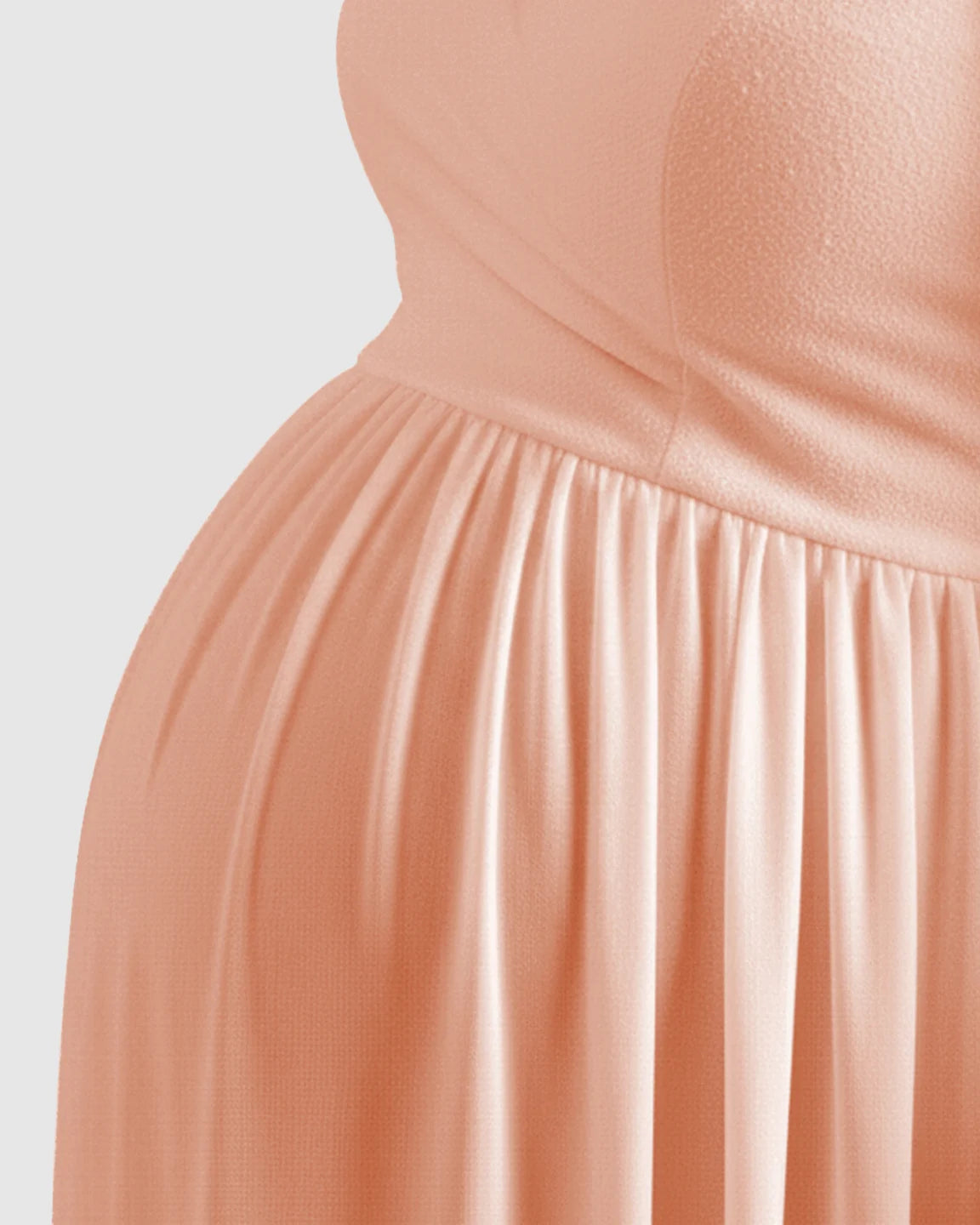 Off-Shoulder Flowing Maternity Photoshoot Gown