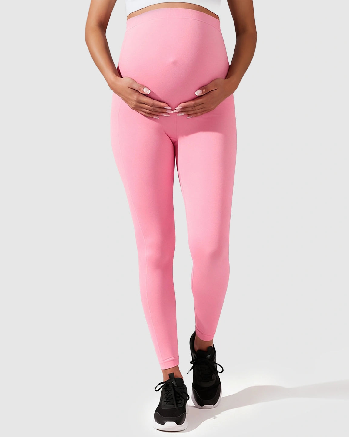 Seamless M-shape Maternity Leggings