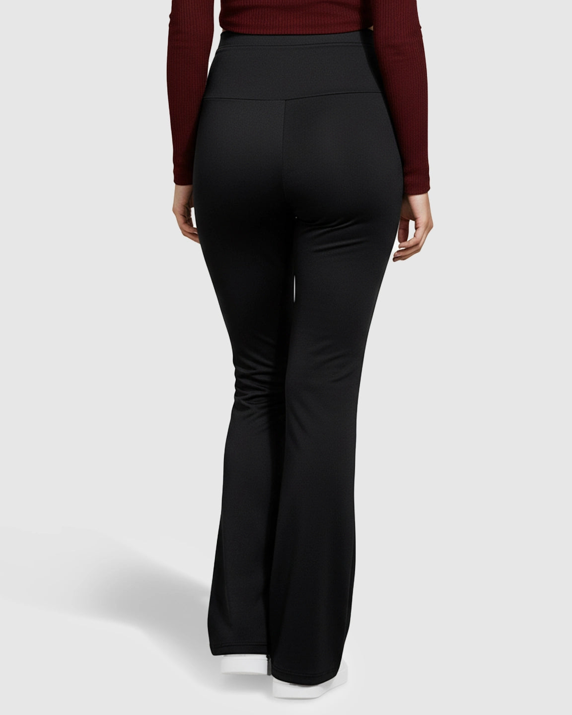 Crossover Waist Flared Maternity Pants