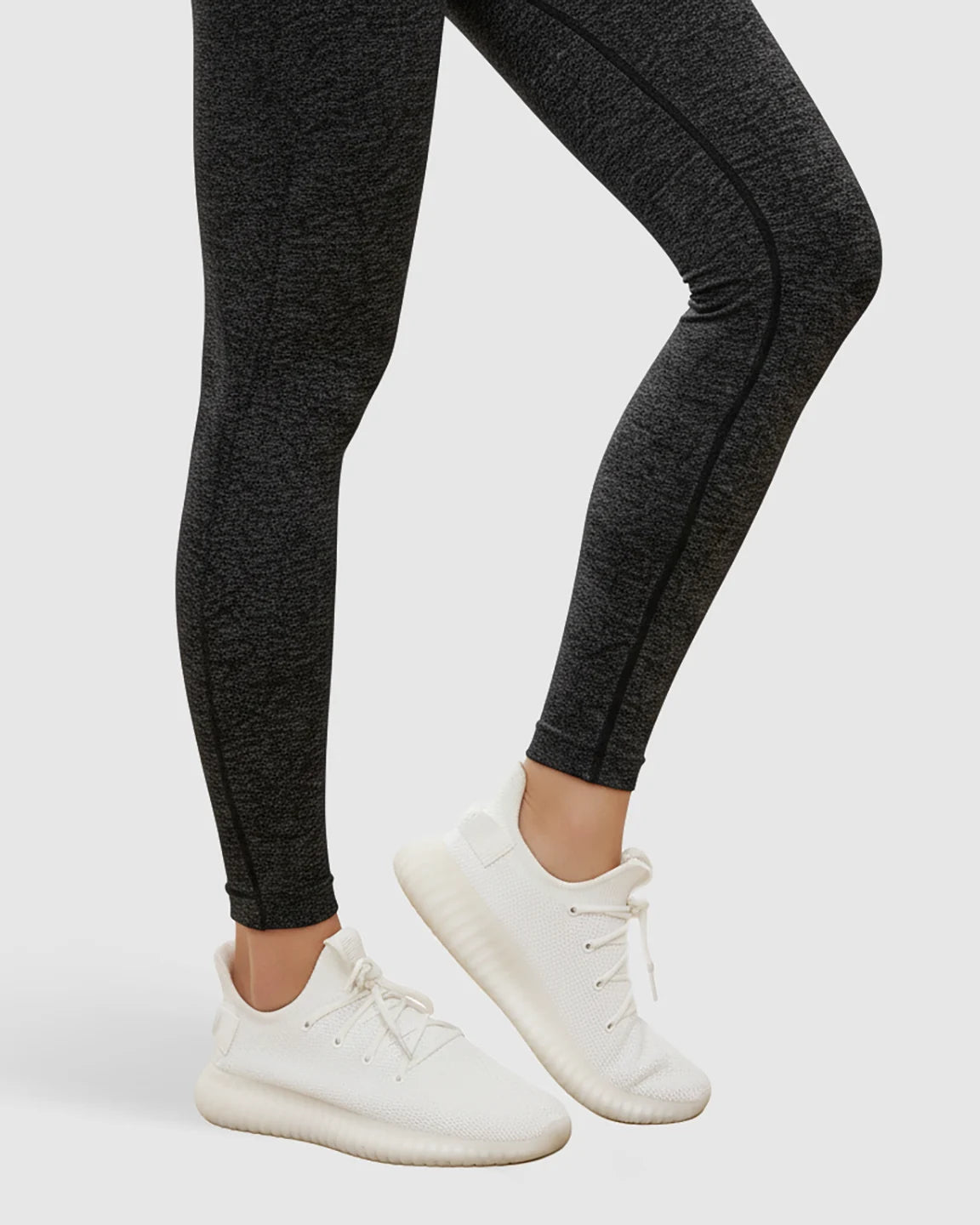 Ribbed Versatile Full Length Cut Maternity Leggings