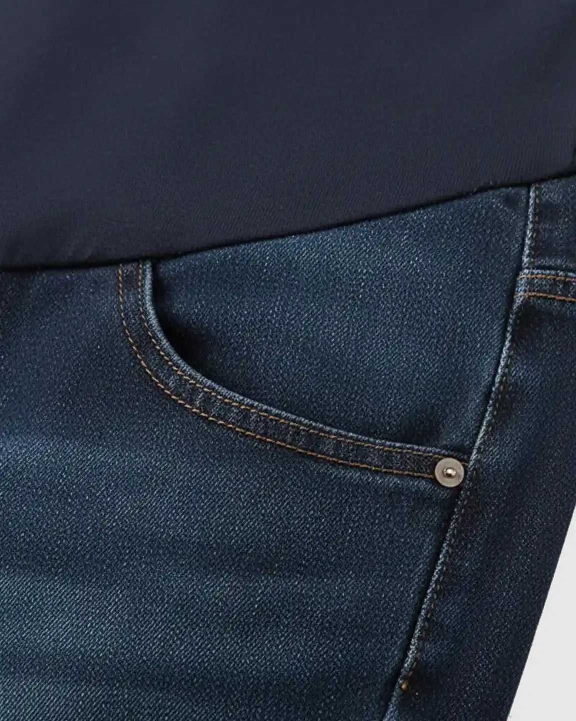 Stretch High-Waist Maternity Jeans