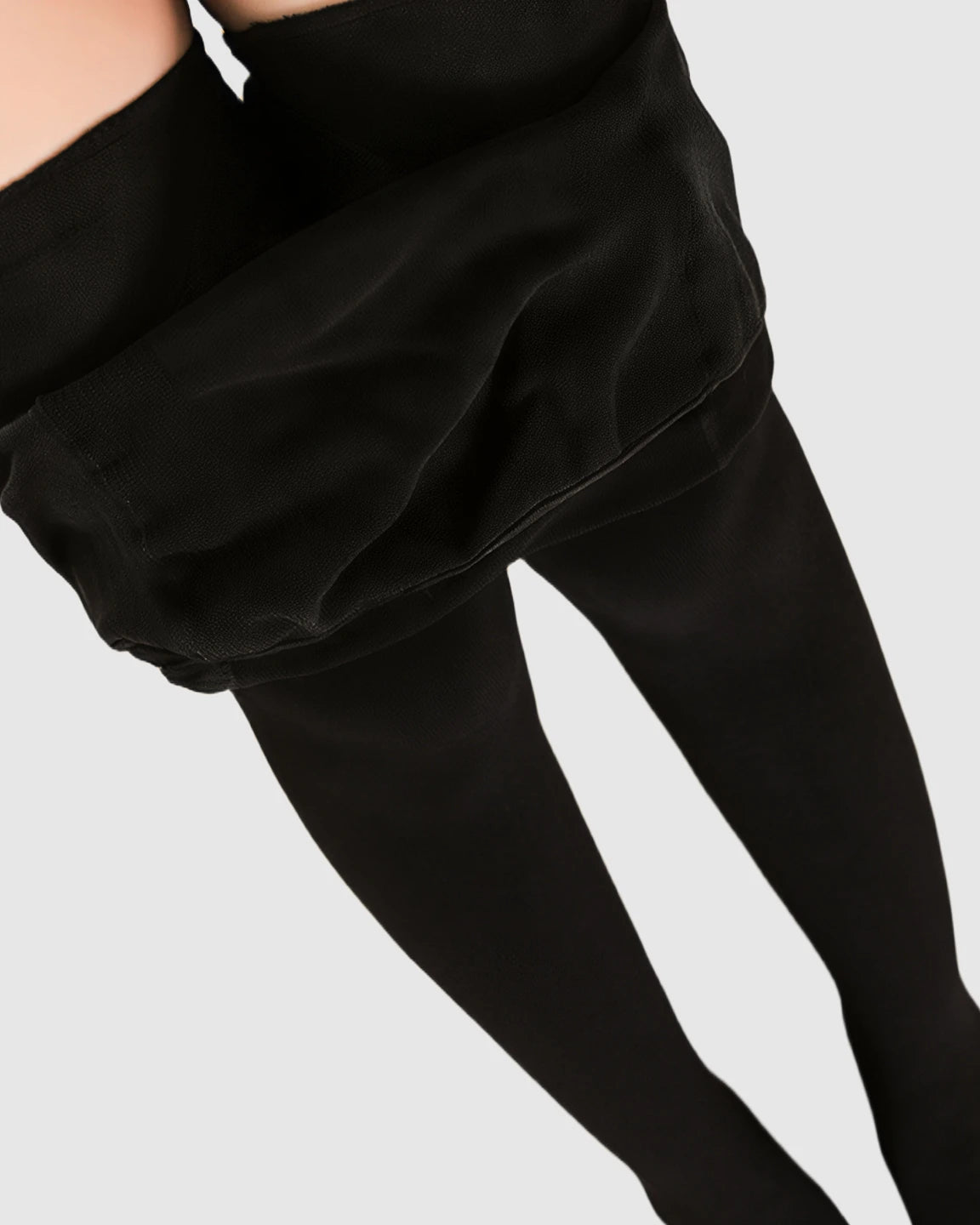 High-Waist Belly Support Footless Design Maternity Leggings