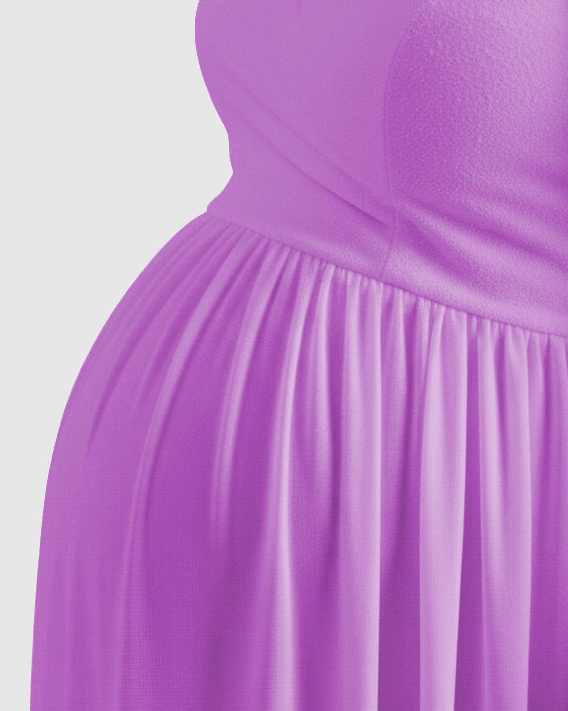 Off-Shoulder Flowing Maternity Photoshoot Gown