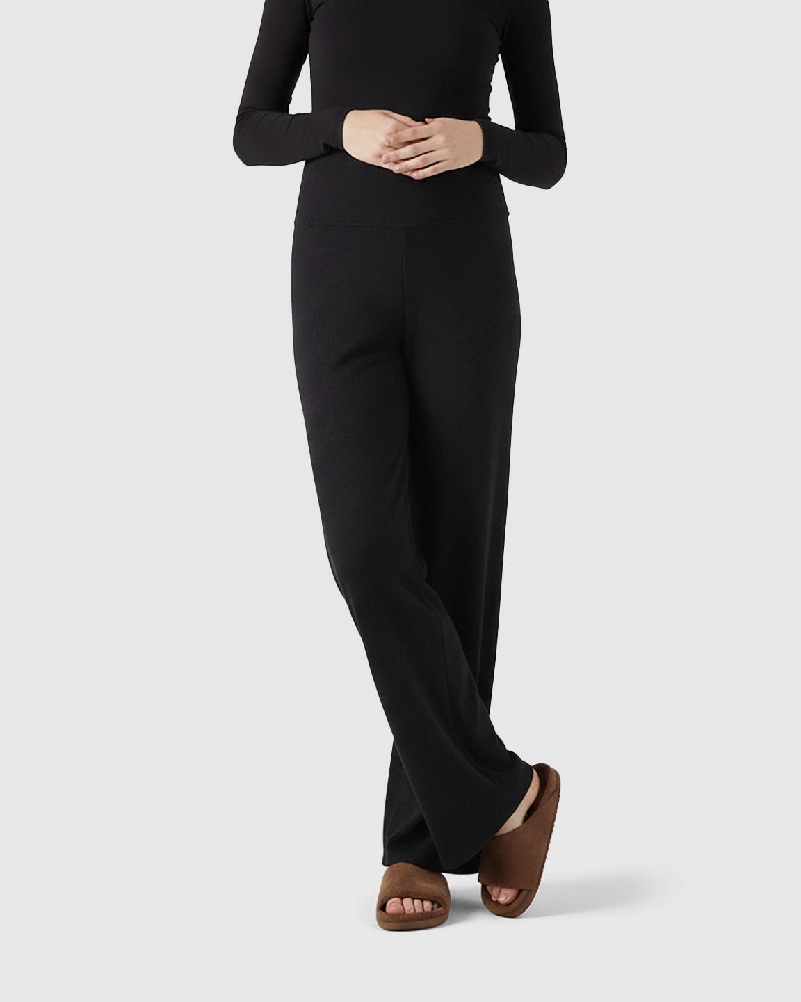 Soft Fleece Relaxed Maternity Pants