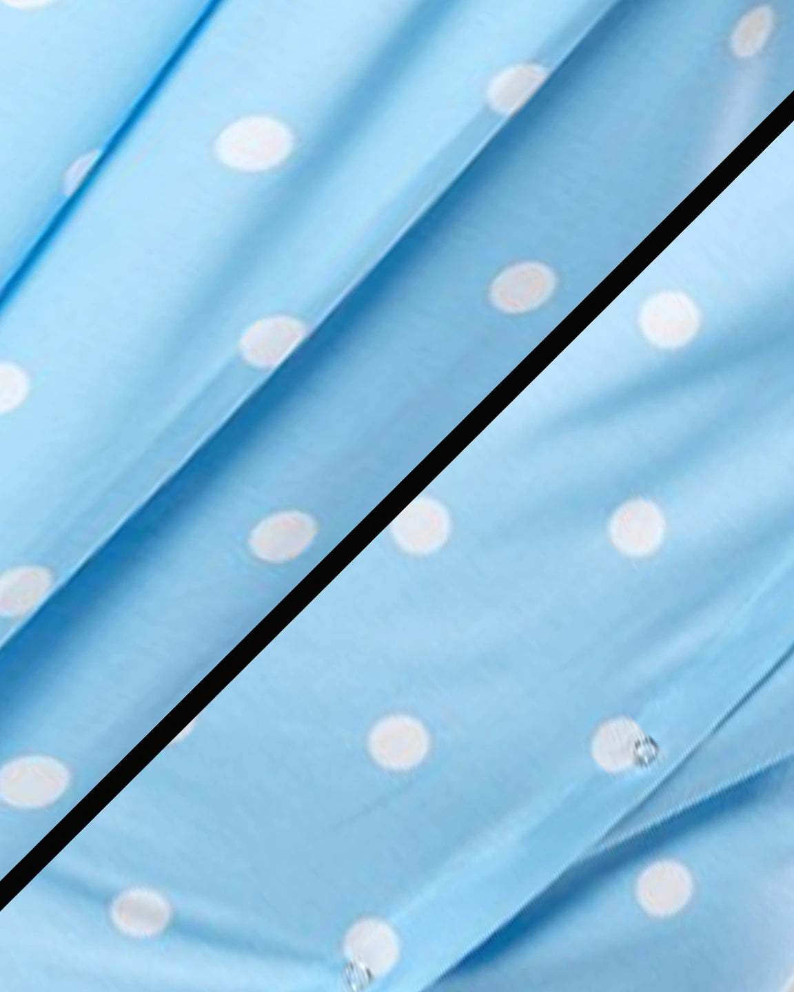 Hidden Nursing Access Polka Dot Maternity Dress