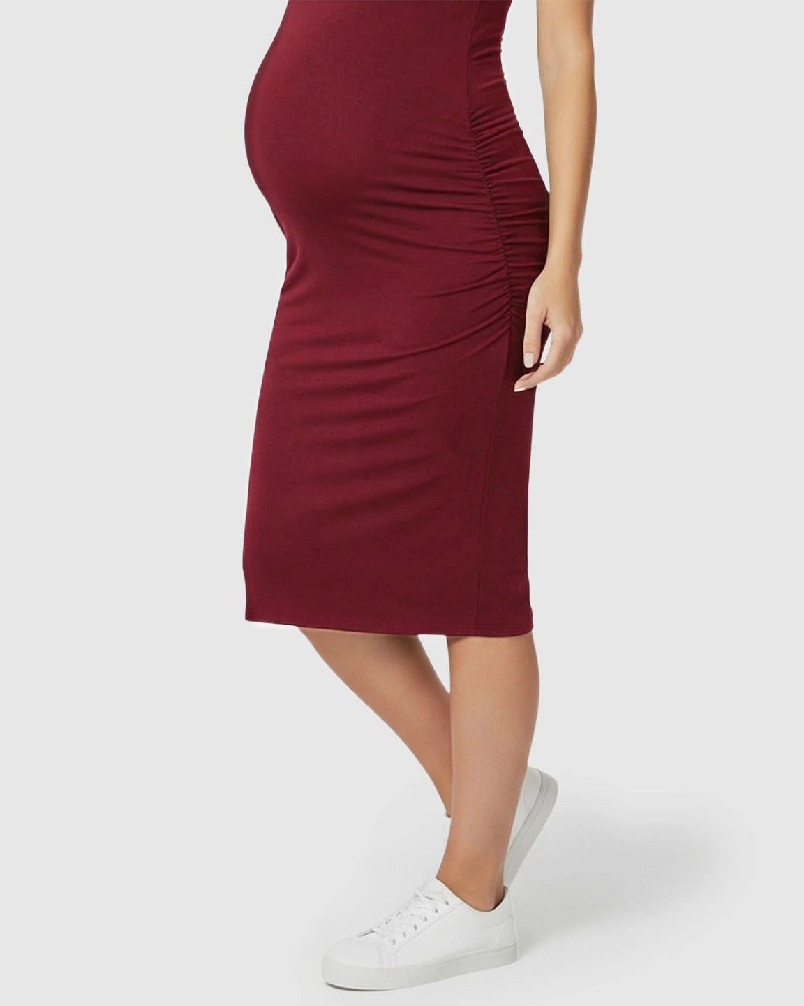Sleeveless Camisole Bodycon Maternity Dress