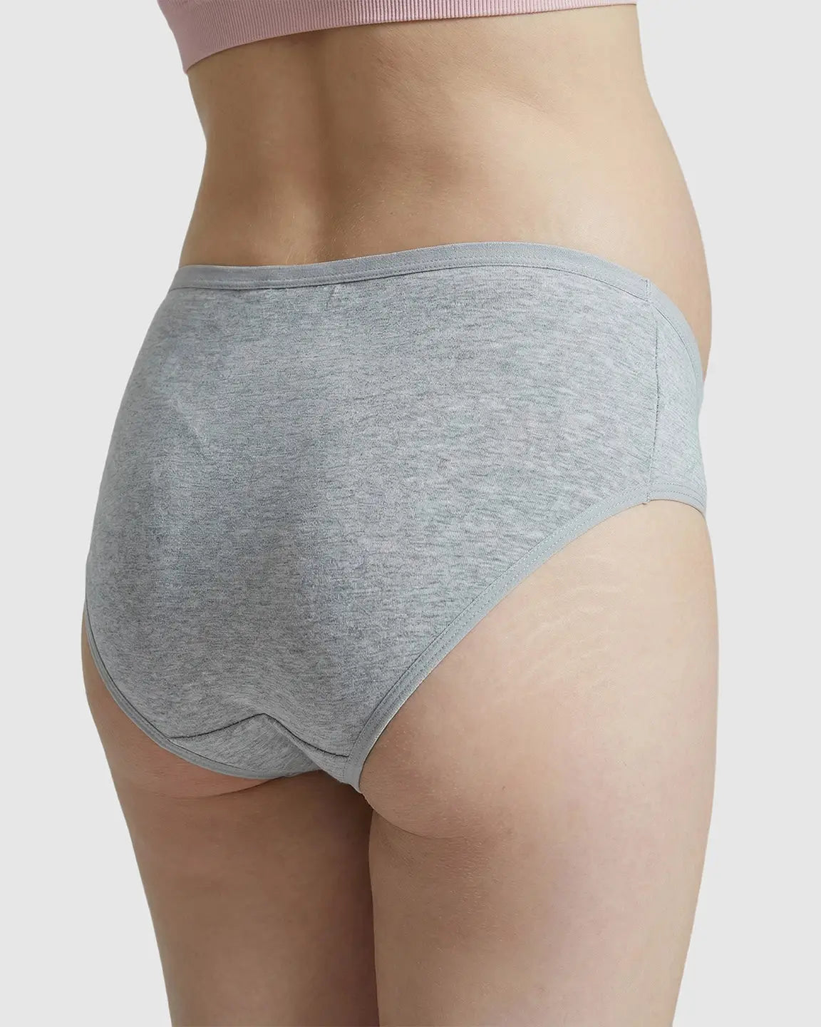 Seamless Mid-Waist Printed Maternity Underwear