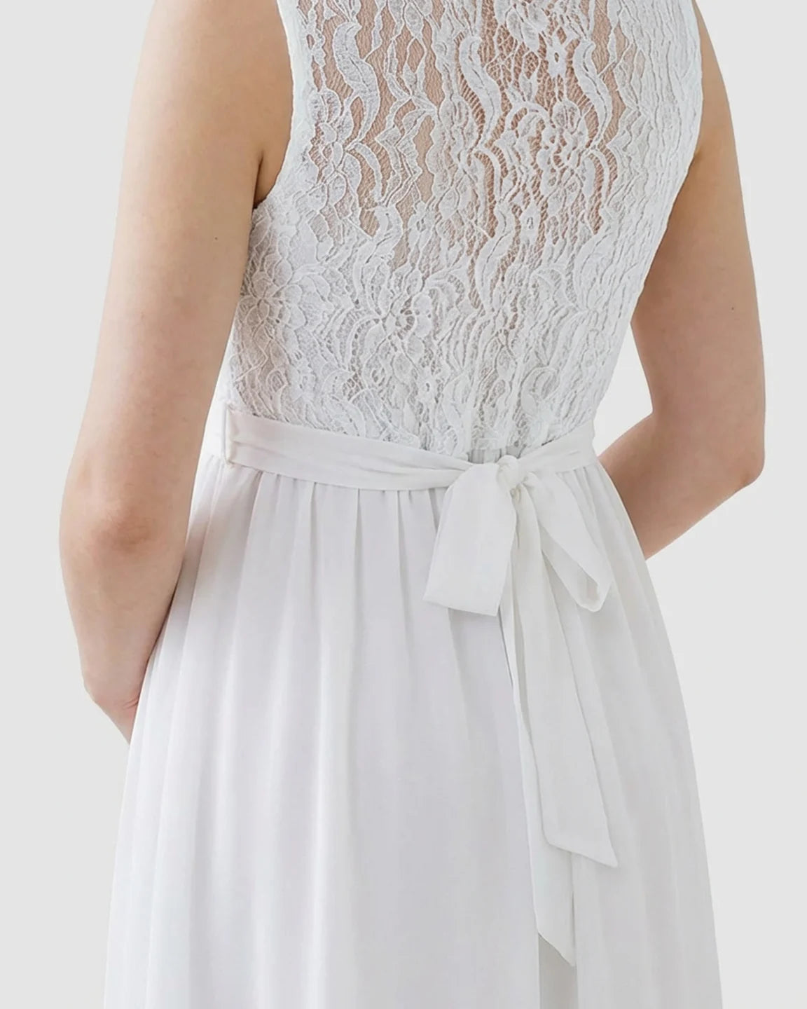 Lace Bodice Elegant Maternity Maxi Dress