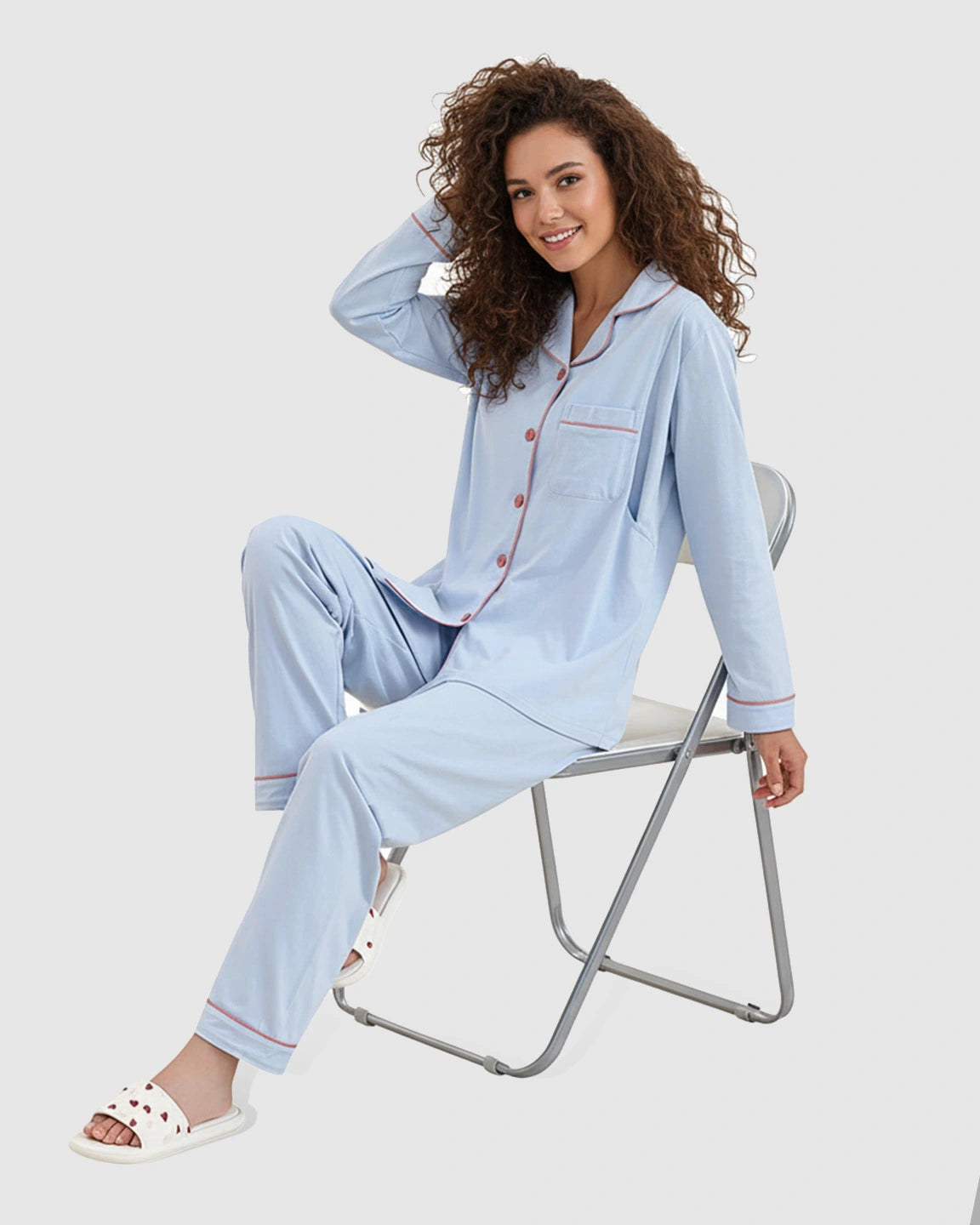 Nursing-Ready Cozy Maternity Sleepwear Set