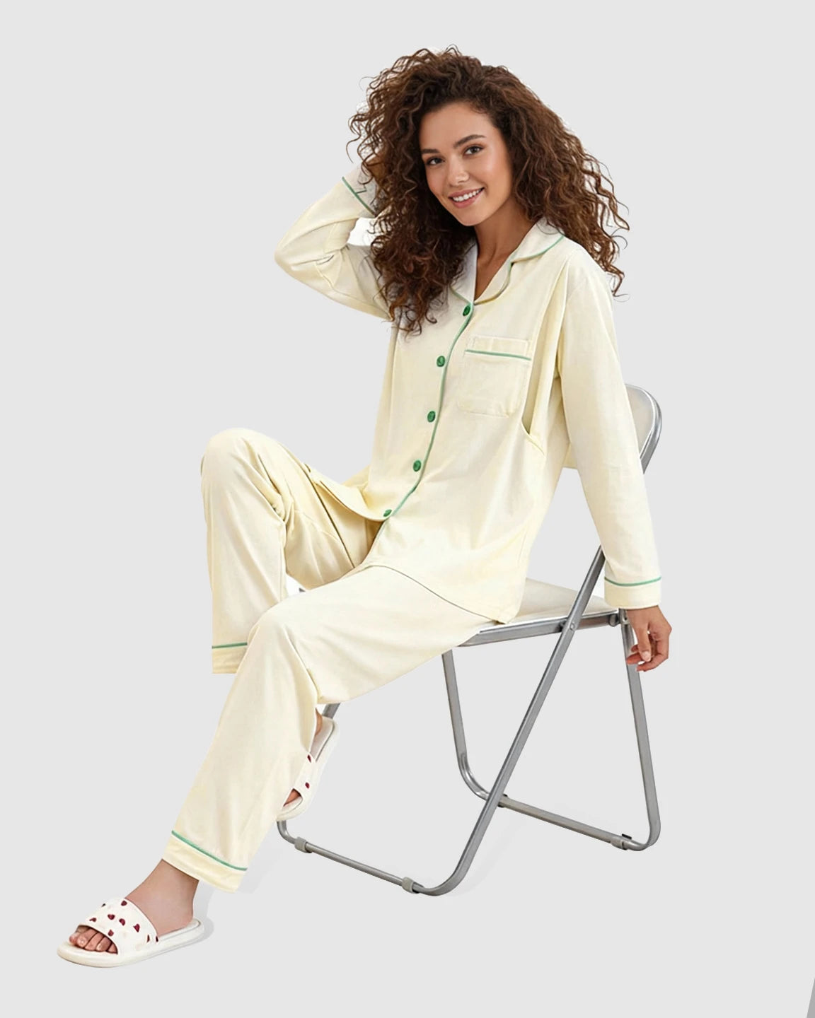 Nursing-Ready Cozy Maternity Sleepwear Set