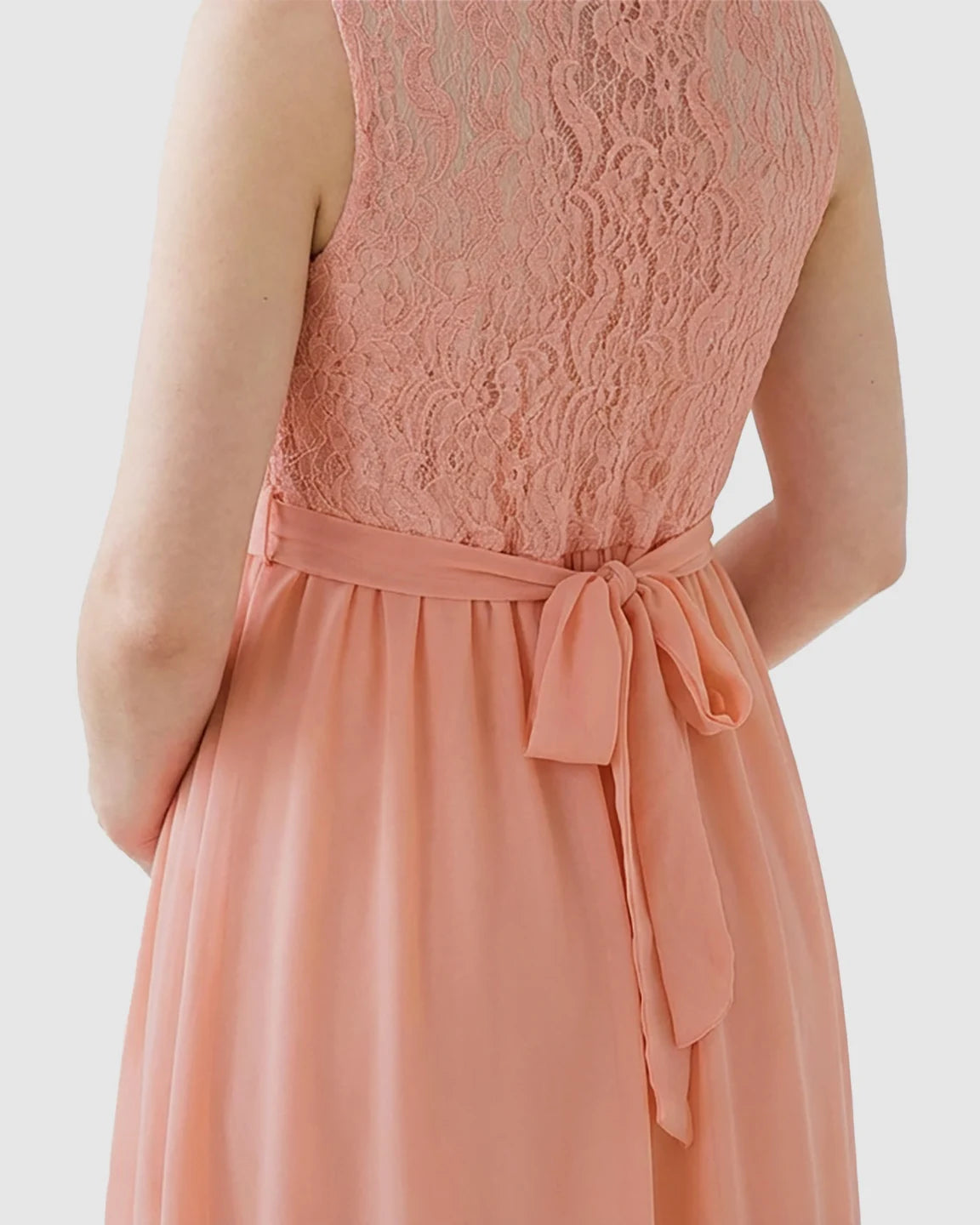 Lace Bodice Elegant Maternity Maxi Dress