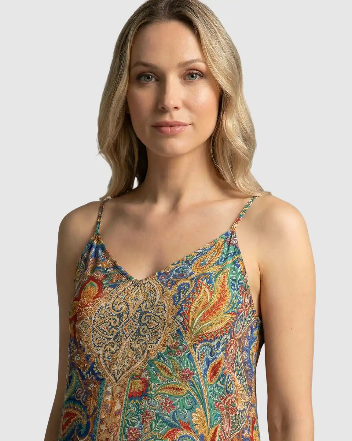 Sling Sleeveless Bohemian Flowy Maternity Maxi Dress