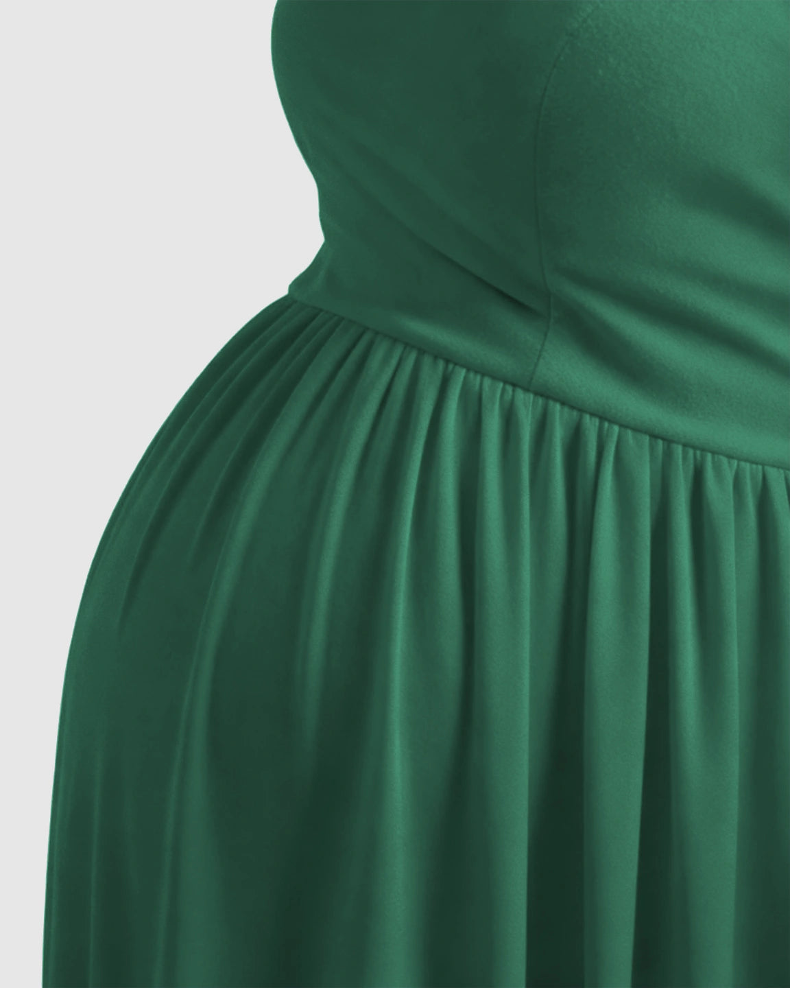 Off-Shoulder Flowing Maternity Photoshoot Gown