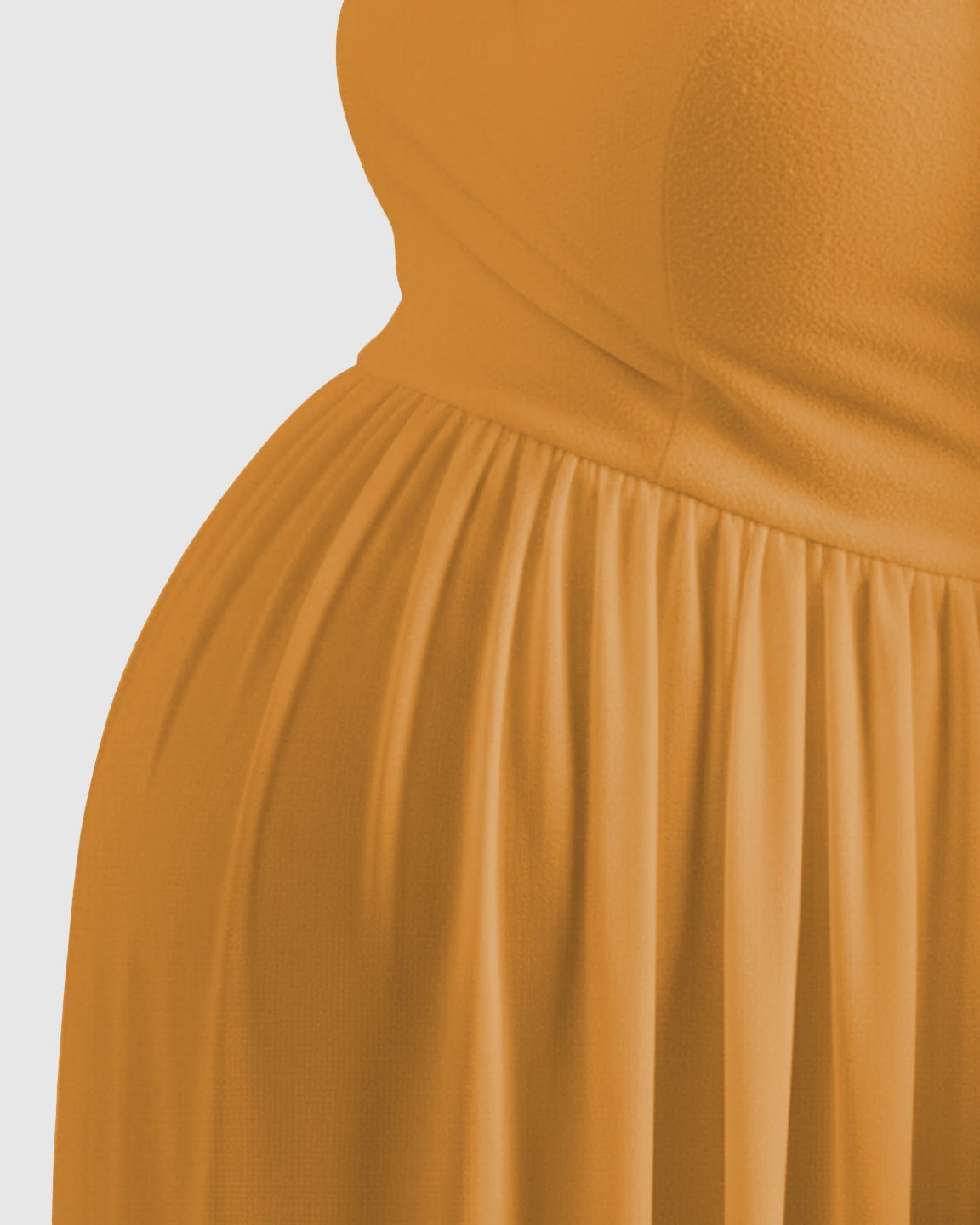 Off-Shoulder Flowing Maternity Photoshoot Gown