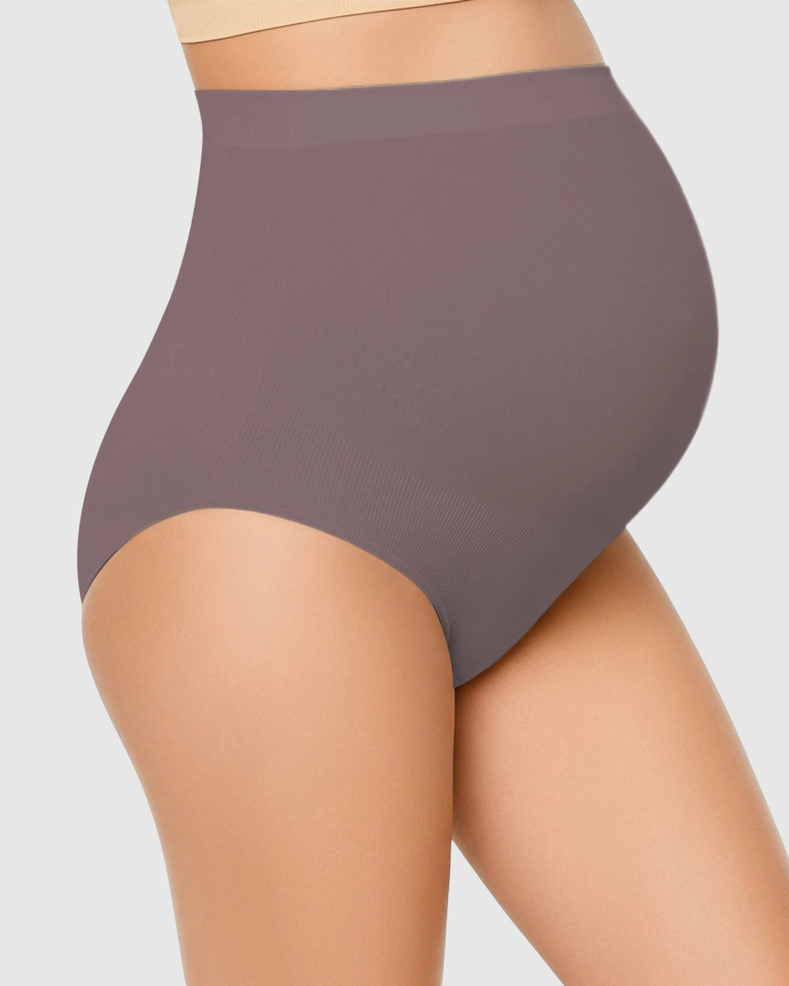 High-Waist Seamless Belly-Support Maternity Underwear
