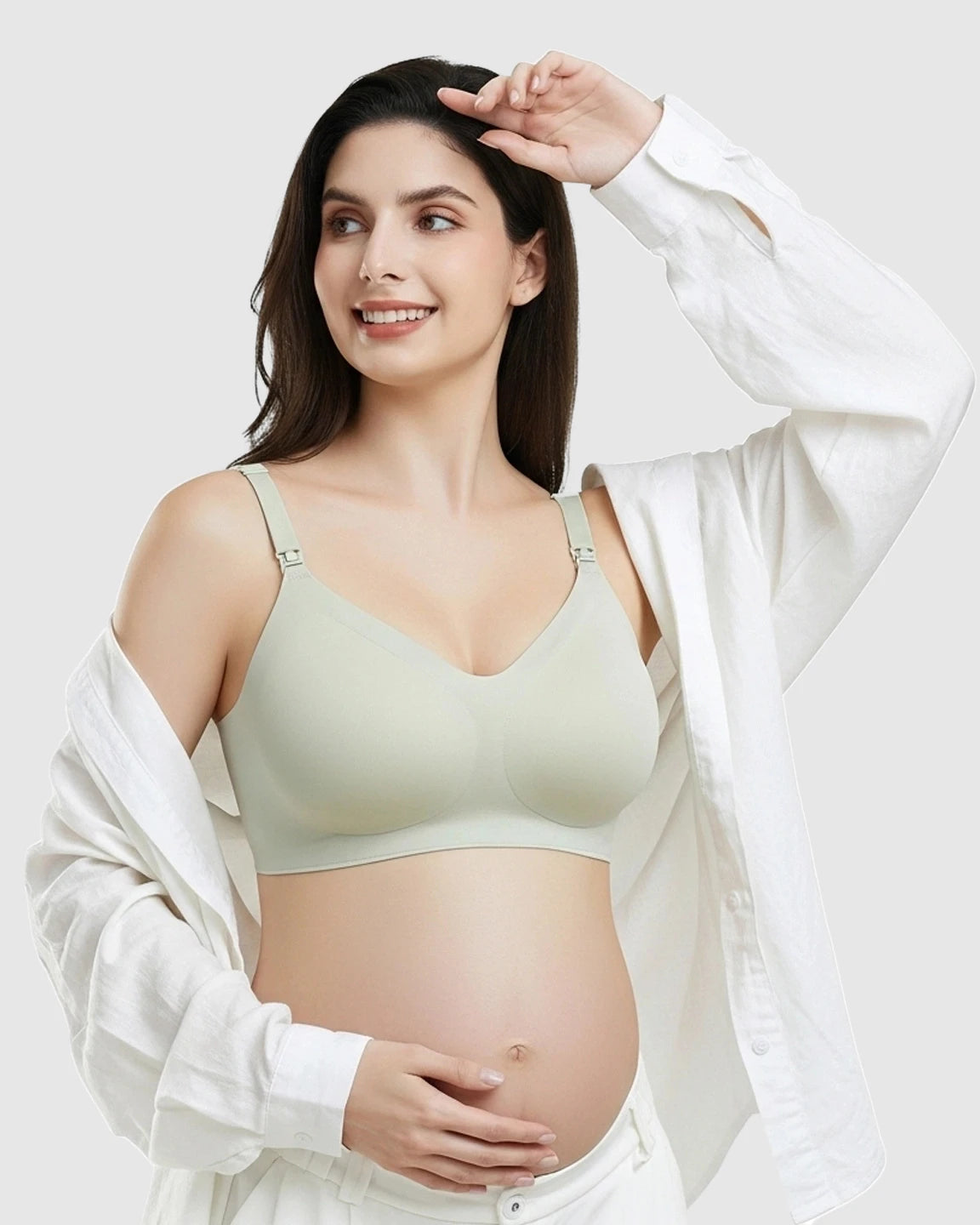 Wireless Front-Open Seamless Nursing Bra