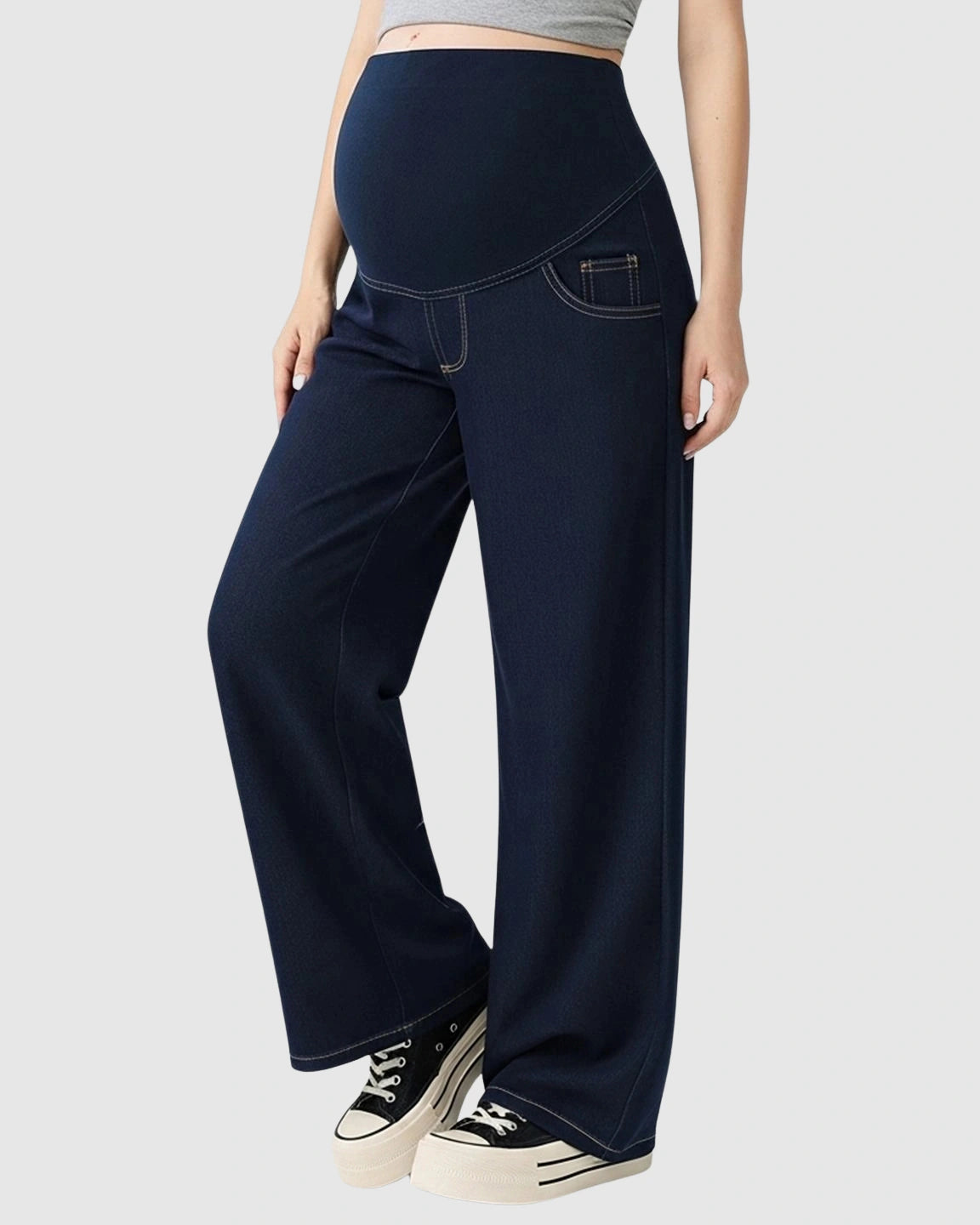Flared Leg Comfort Fit Maternity Jeans