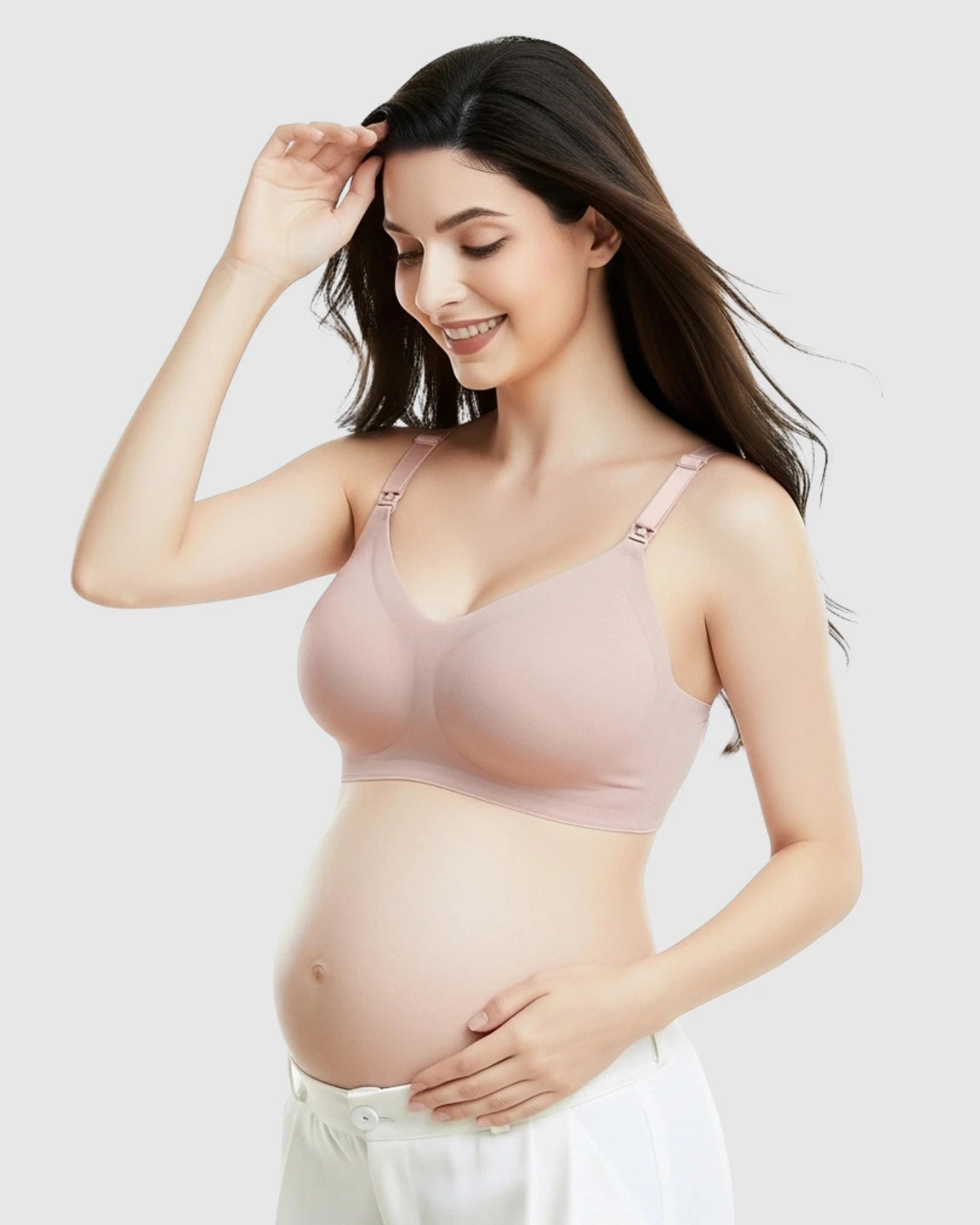 Wireless Front-Open Seamless Nursing Bra