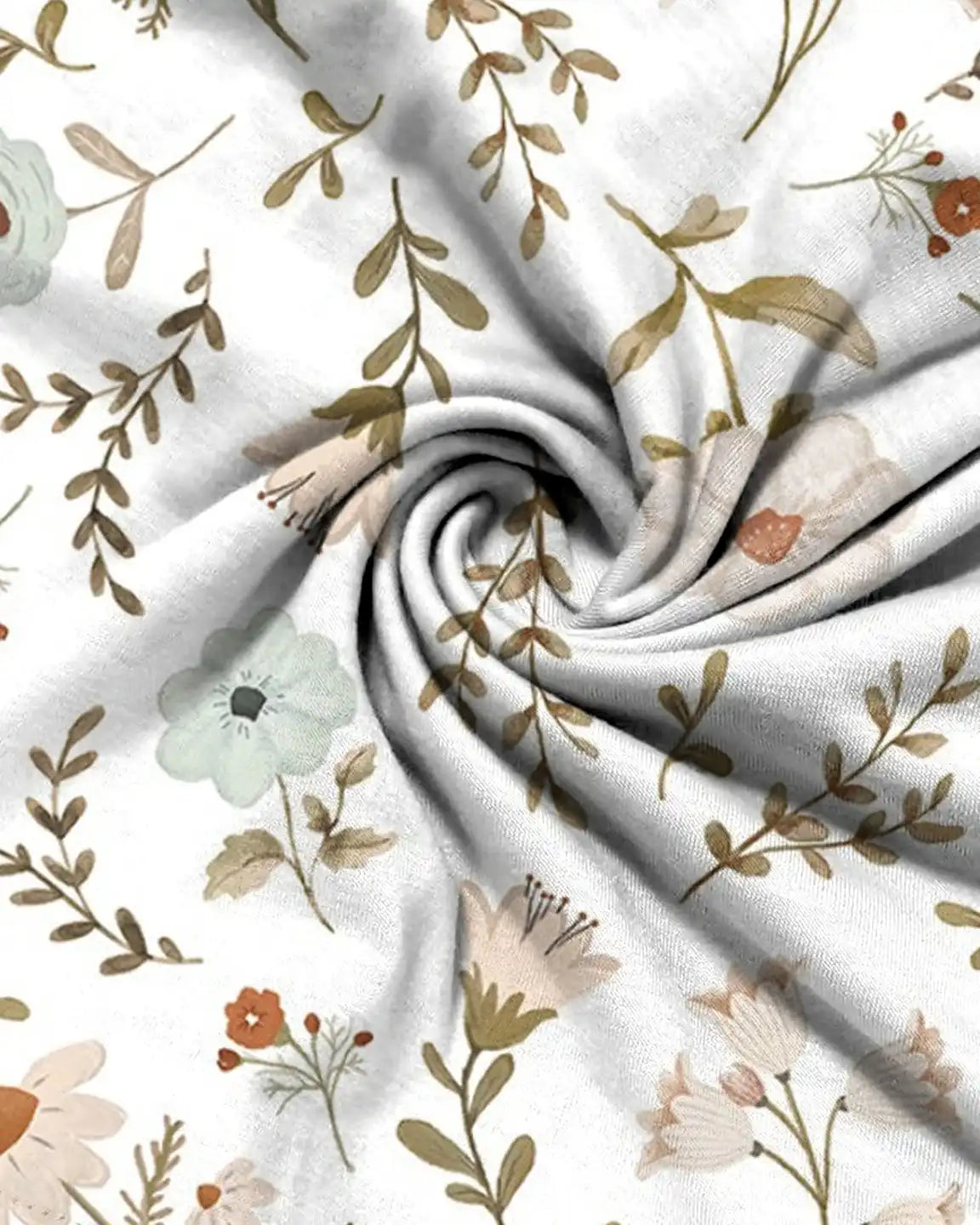 Floral V-Neck Long Sleeve Maternity Blouse